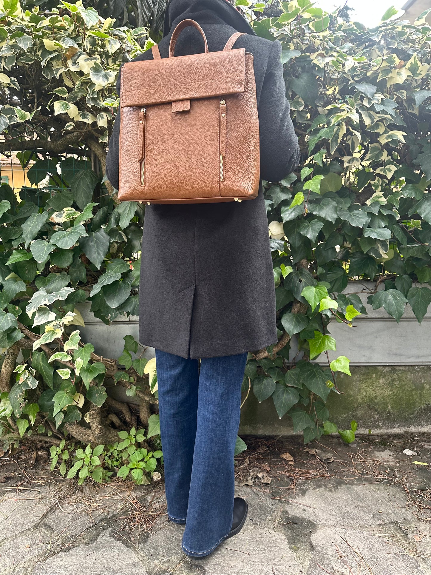 NOA- Unisex Genuine Leather Backpack