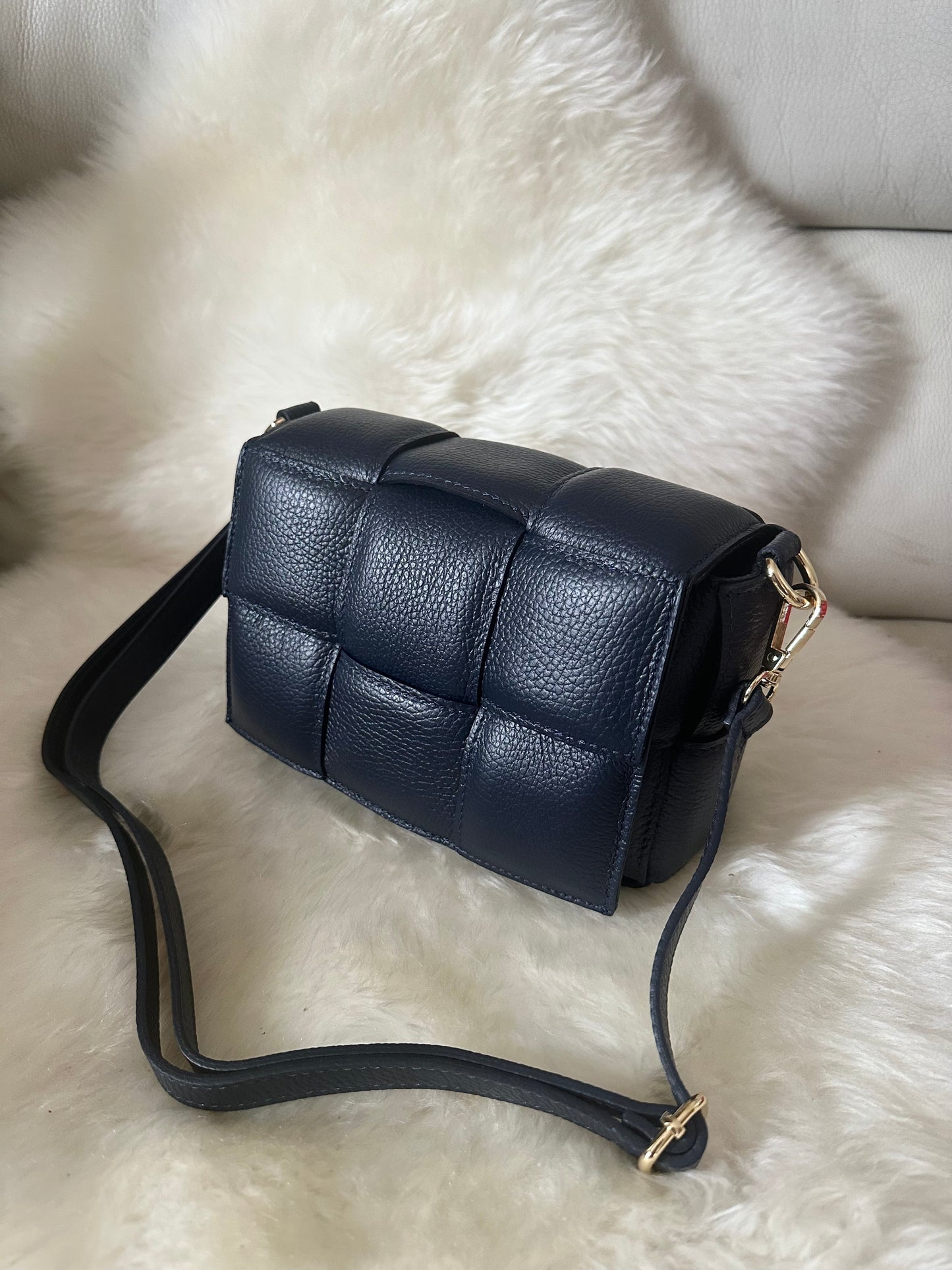 CASSETTA PADDED- Vera pelle