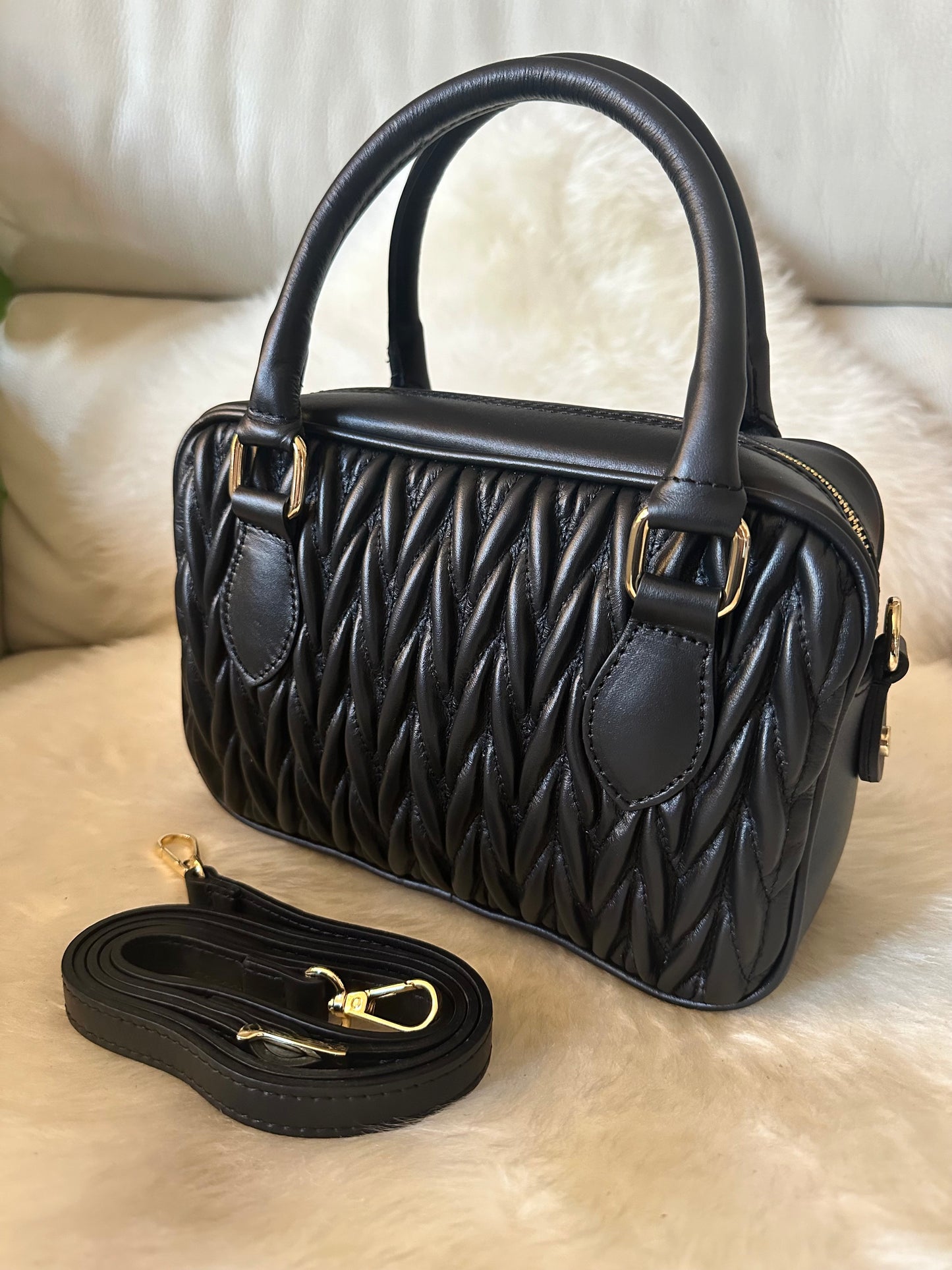 ALINA - quilted nappa