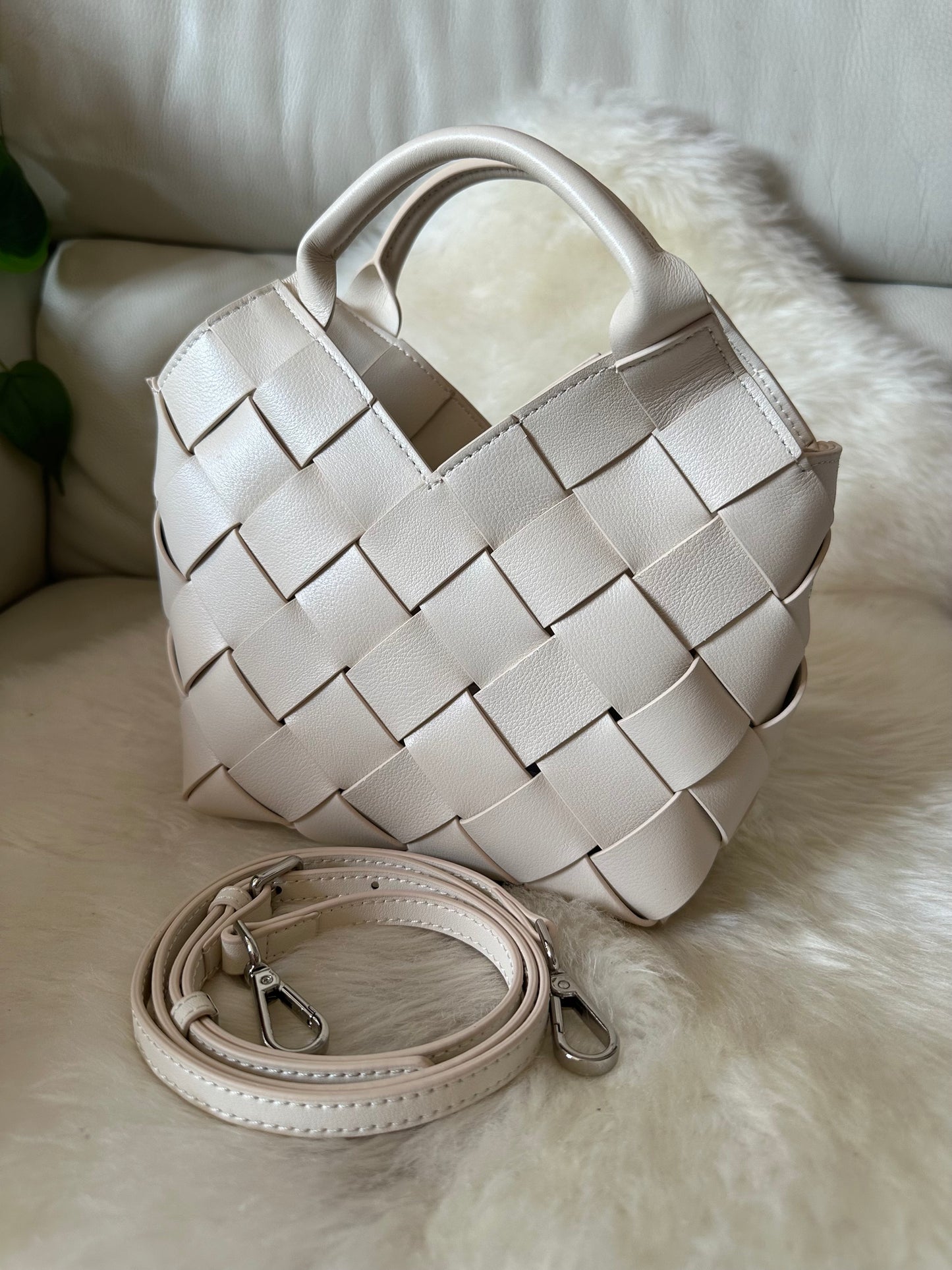 WOVEN small-handbag