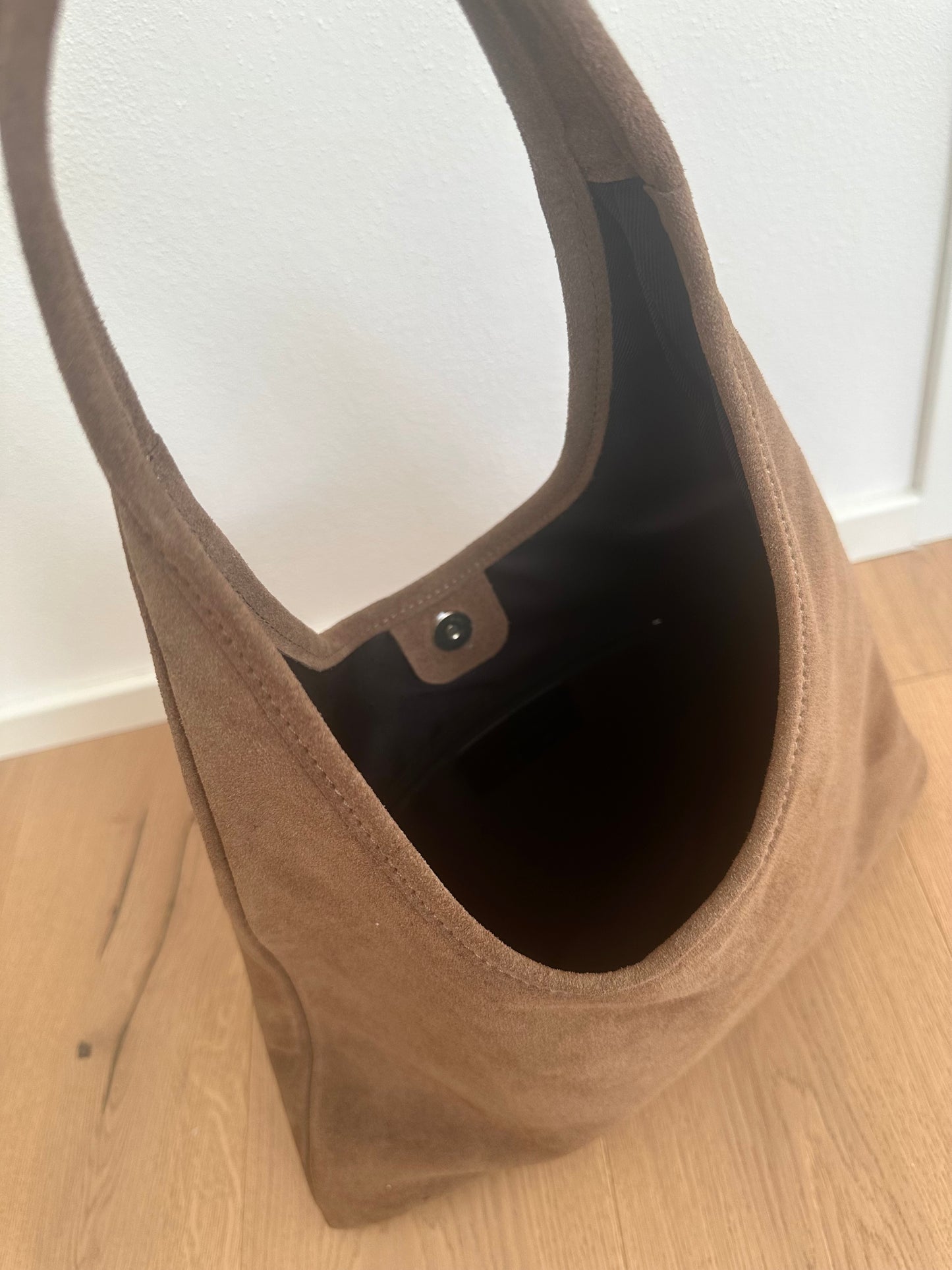 MIREA - suede hobo bag