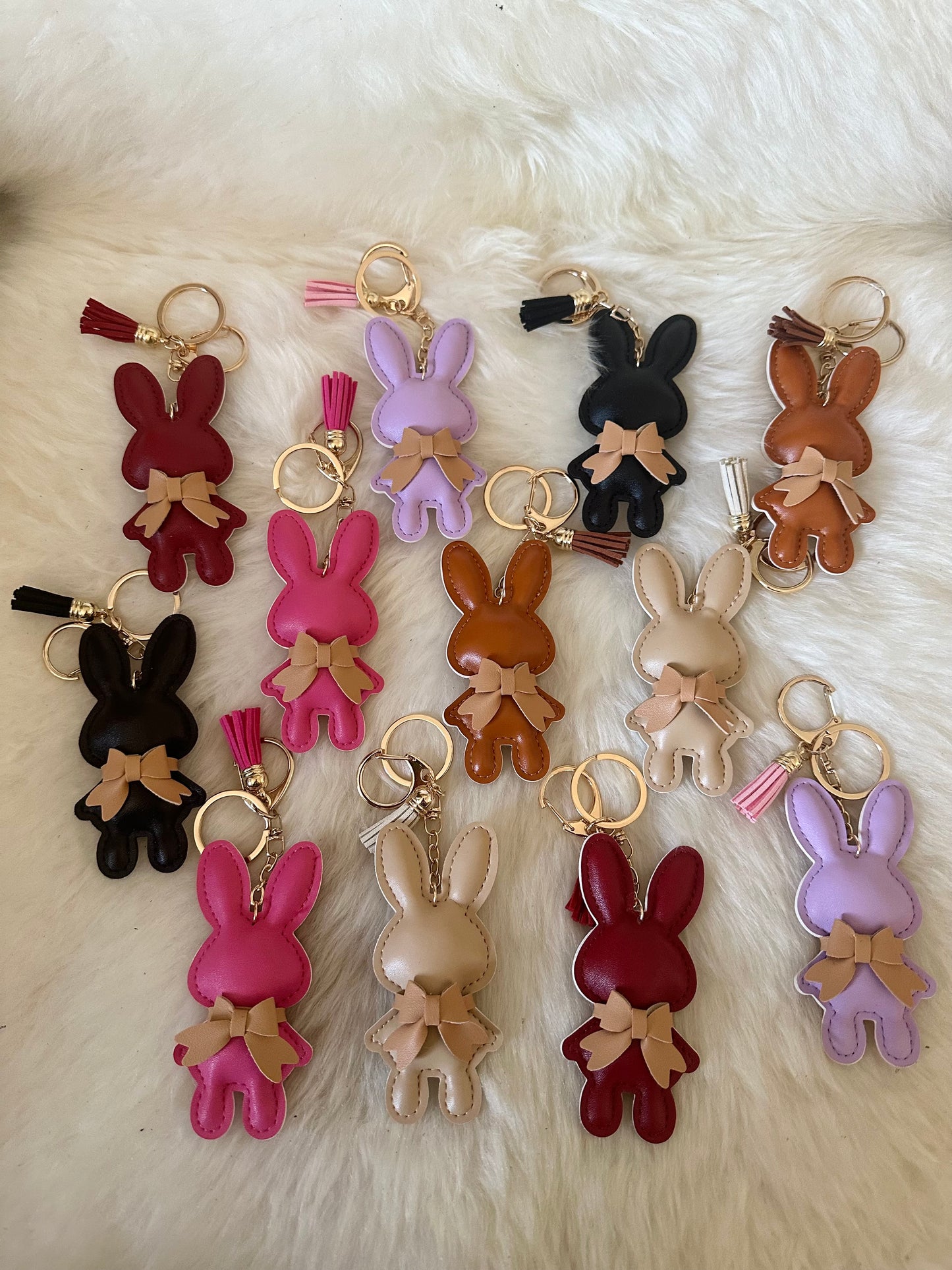 BUNNY charms - vegan leather