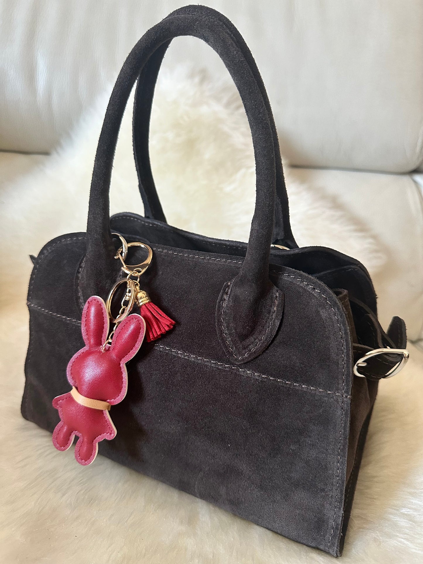 BUNNY charms - vegan leather