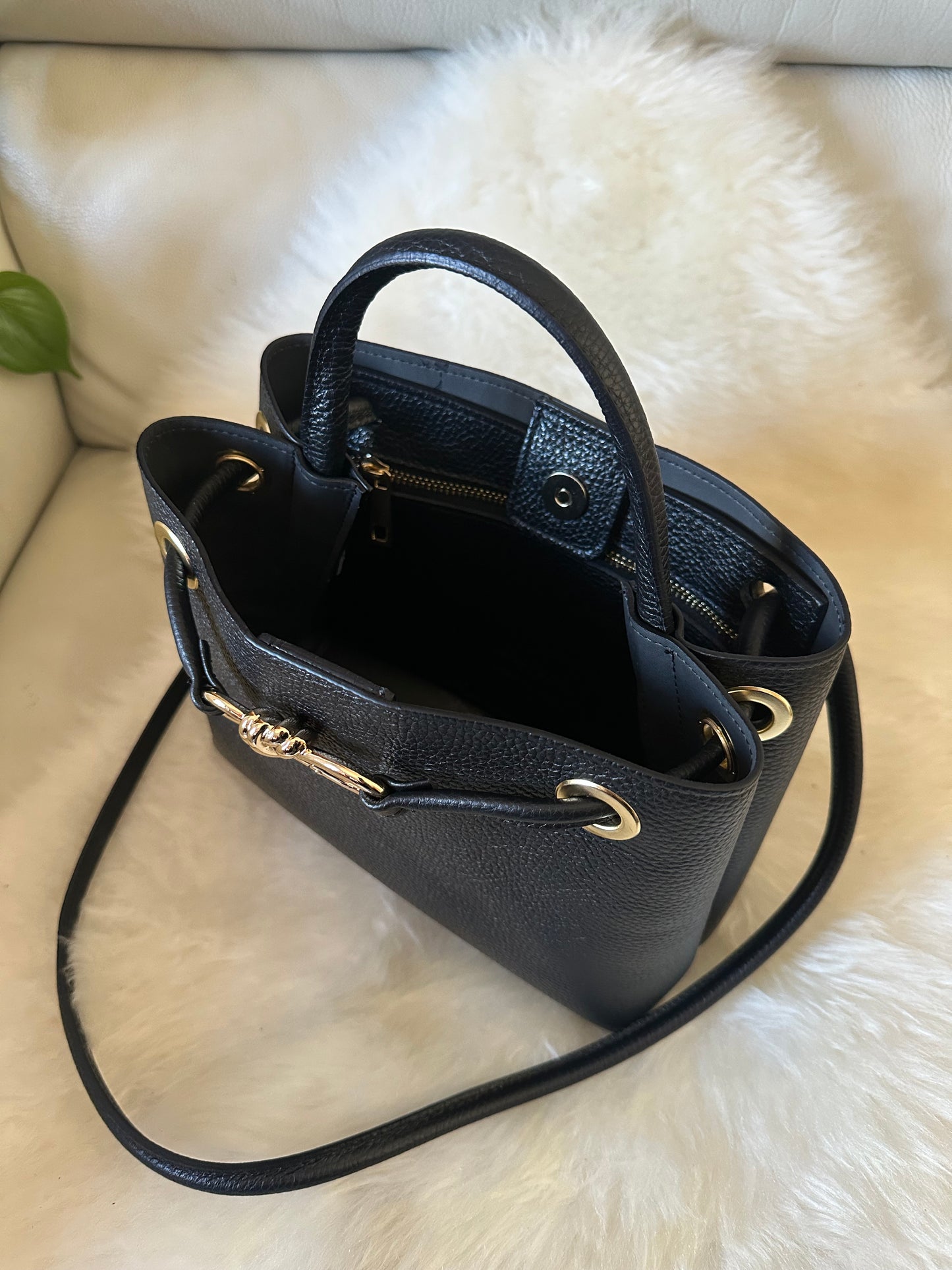 FELIPA small - real leather