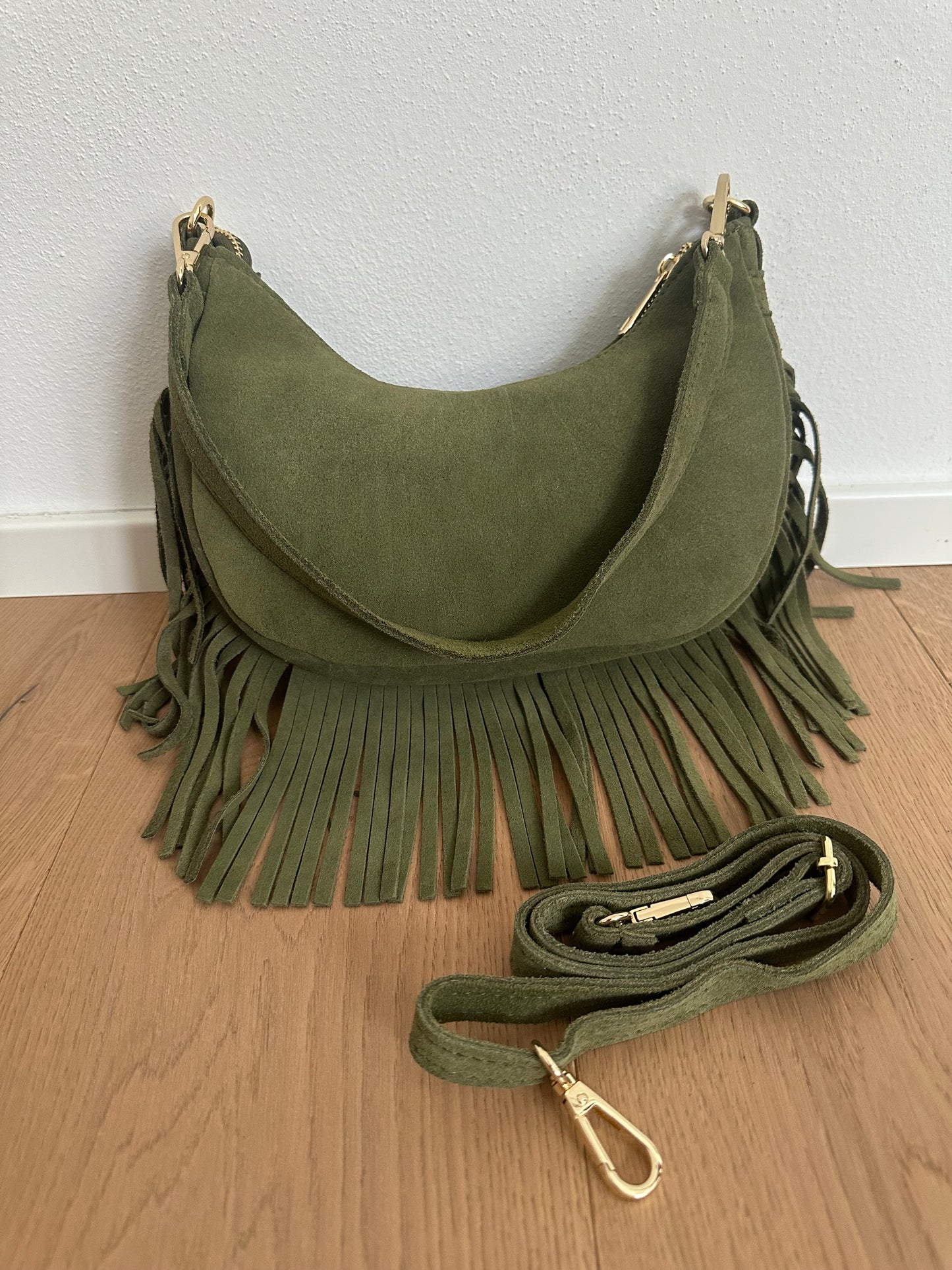 NINFEA - suede frange