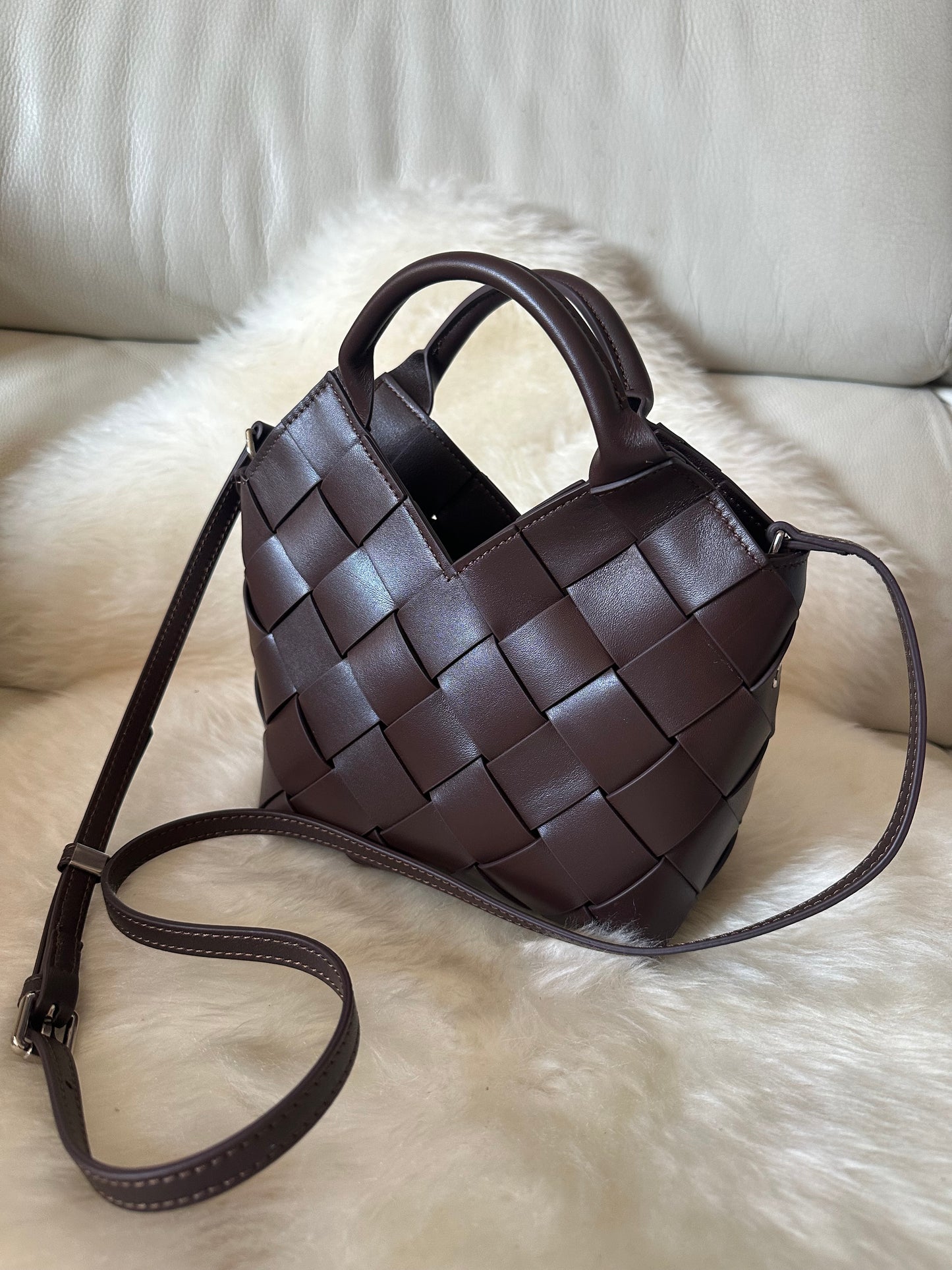 WOVEN small-handbag