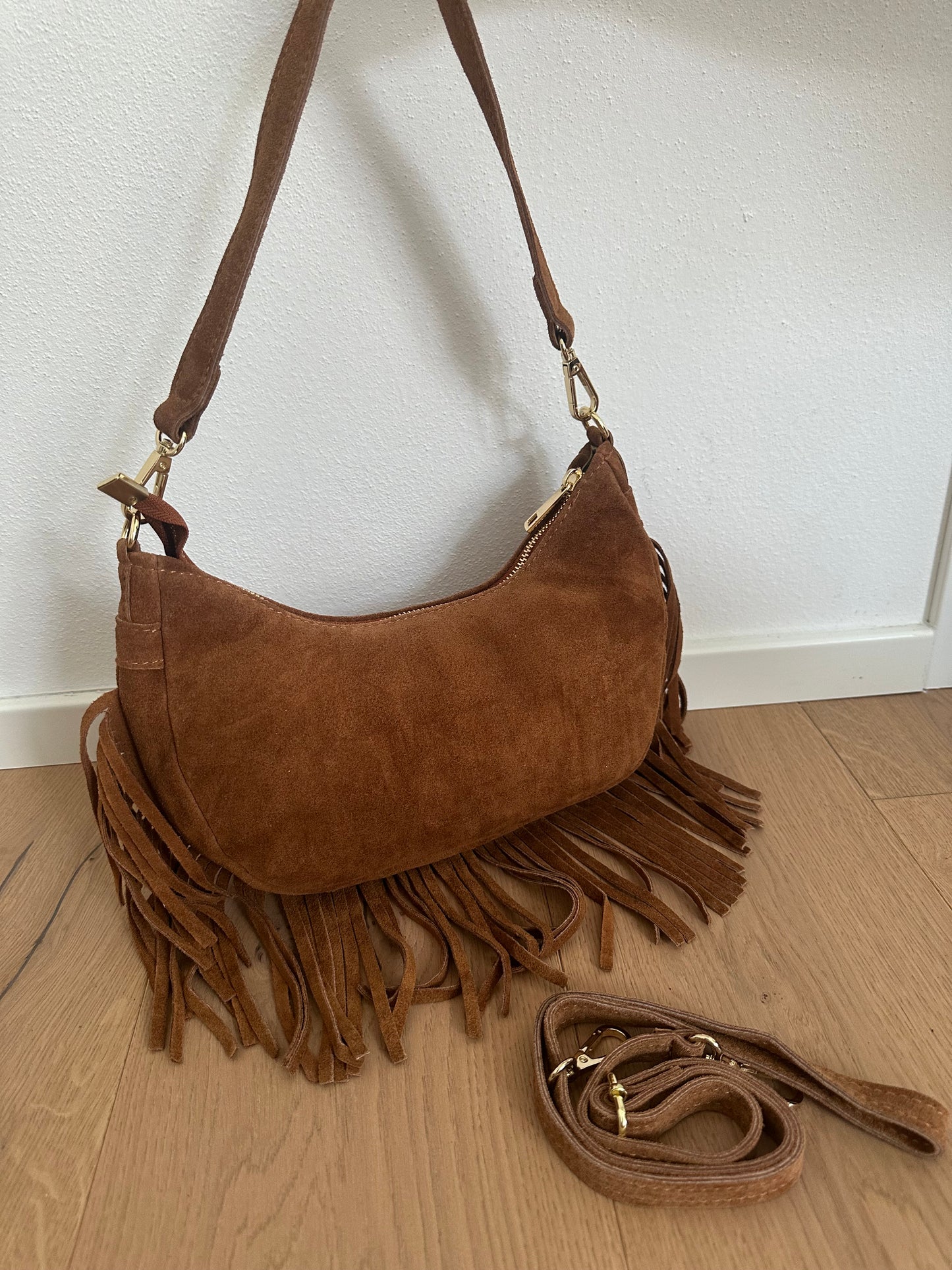 NINFEA - suede frange