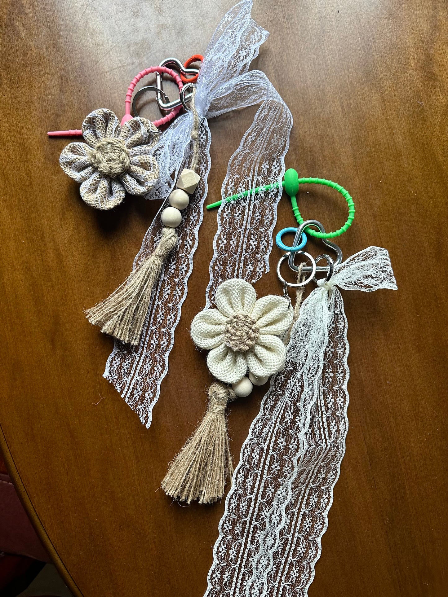 BAG CHARMS- lace
