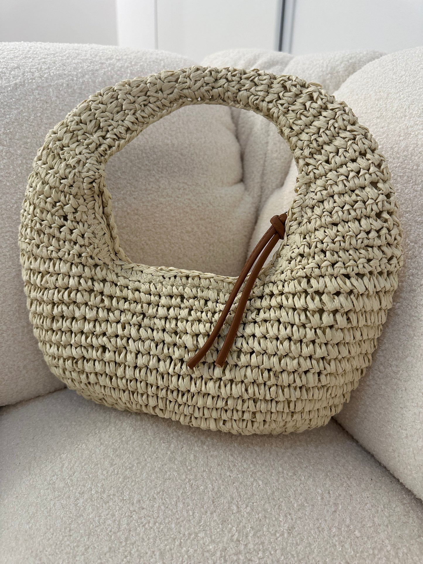 DALILA - raffia hobo