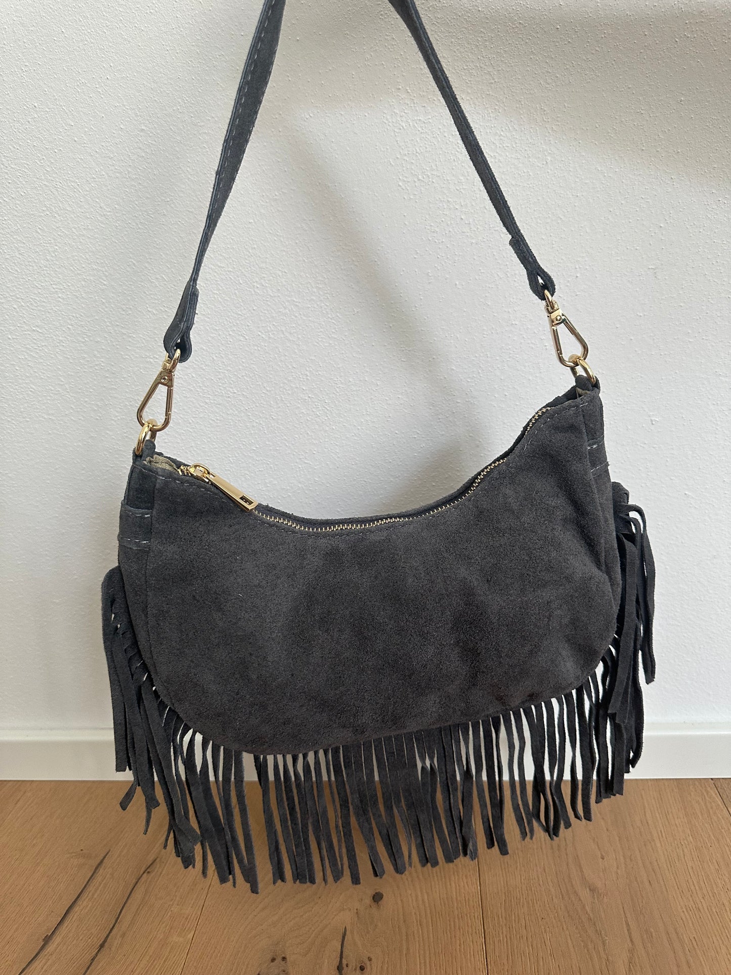 NINFEA - suede frange
