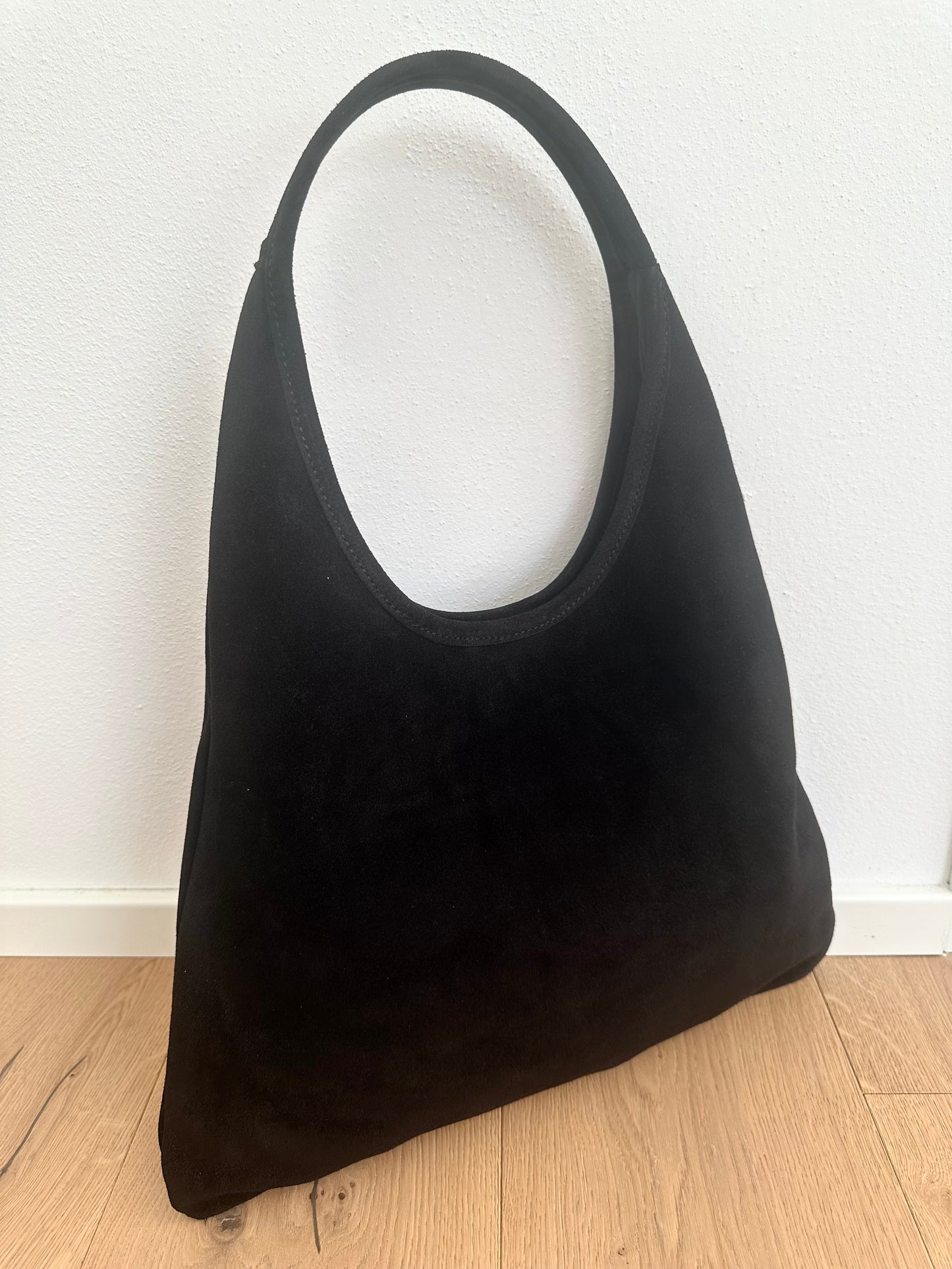 MIREA - suede hobo bag