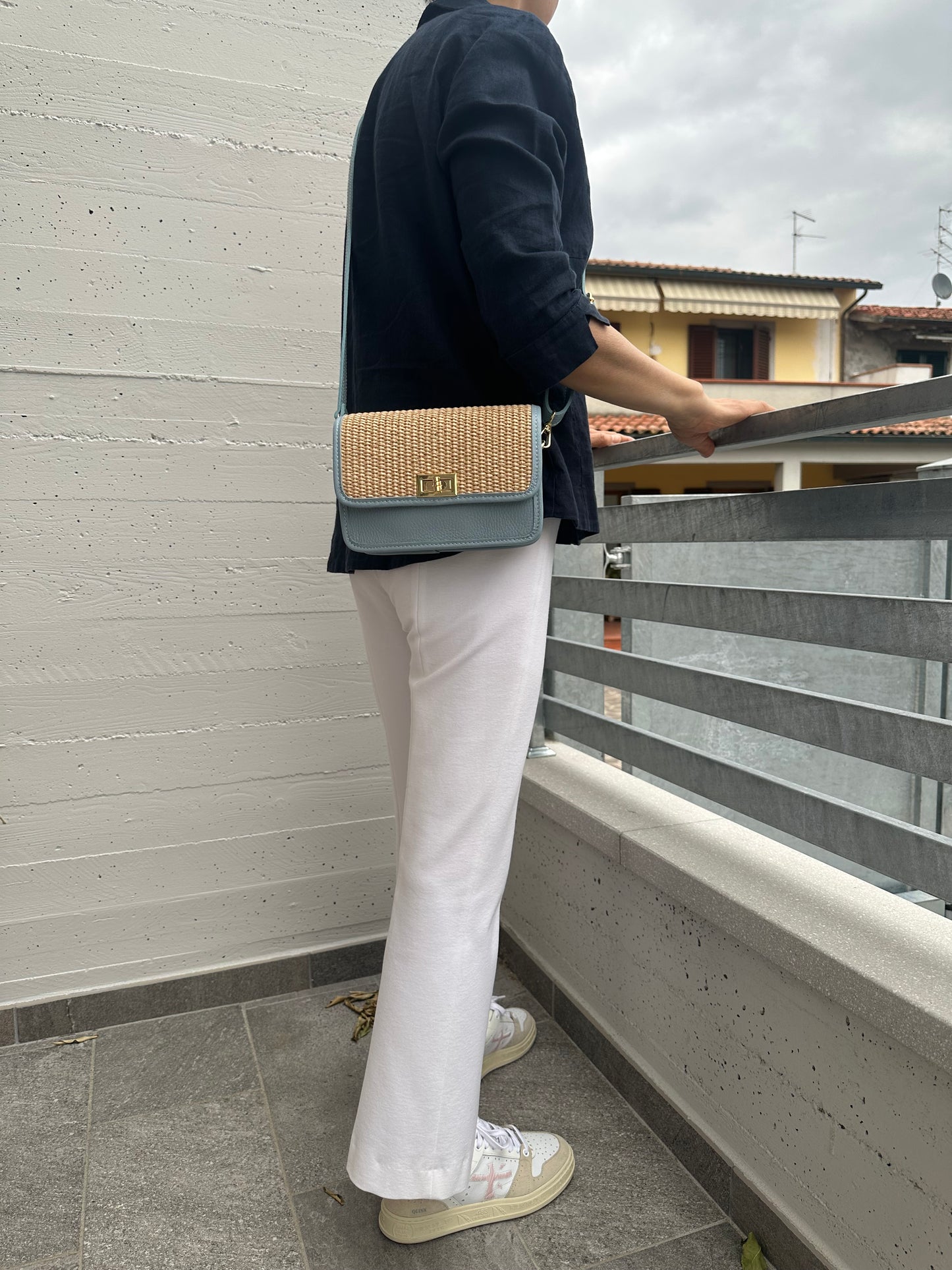 🌻MILA raffia- crossbody