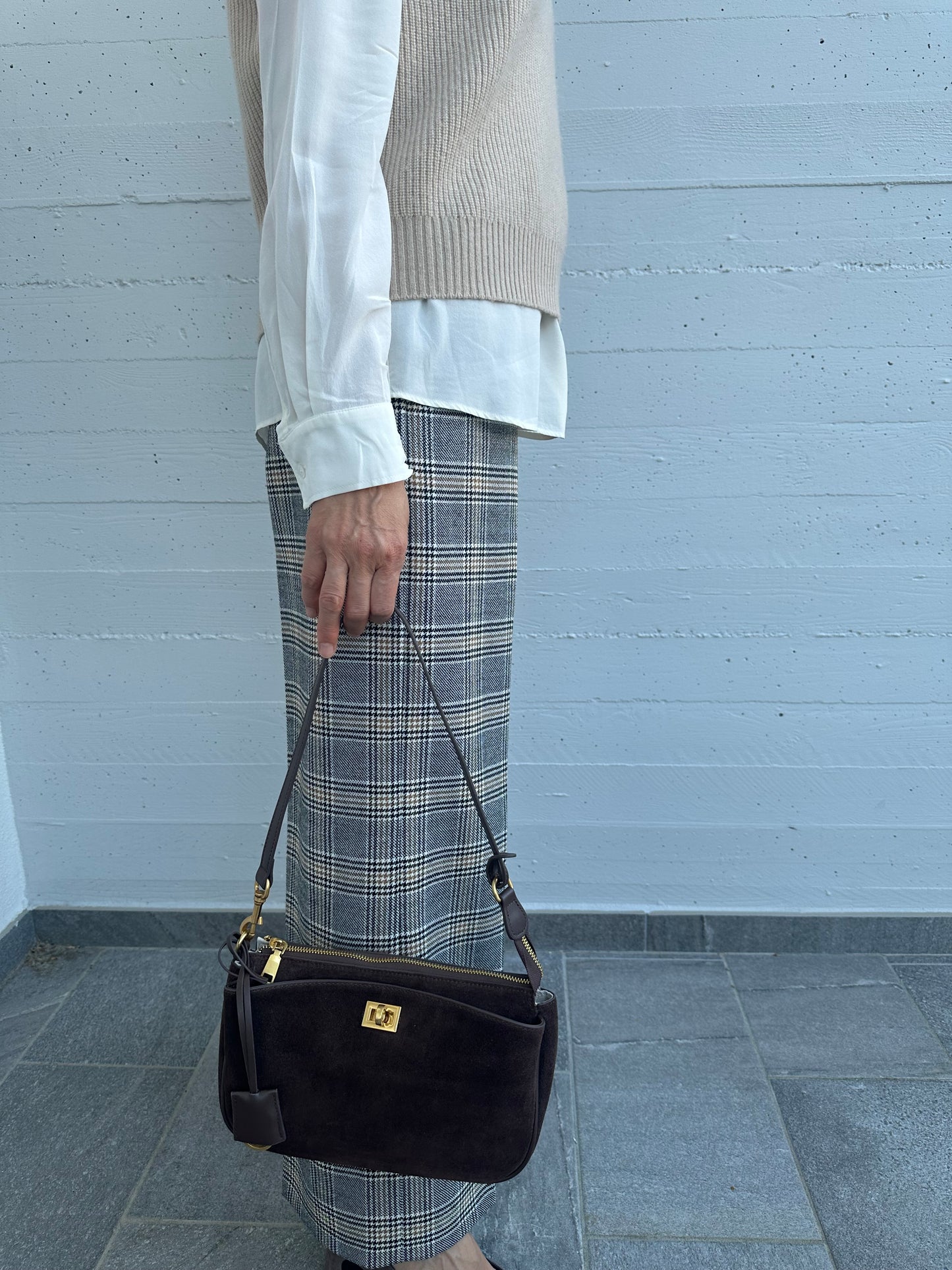 TEXAS pochette- SMALL suede