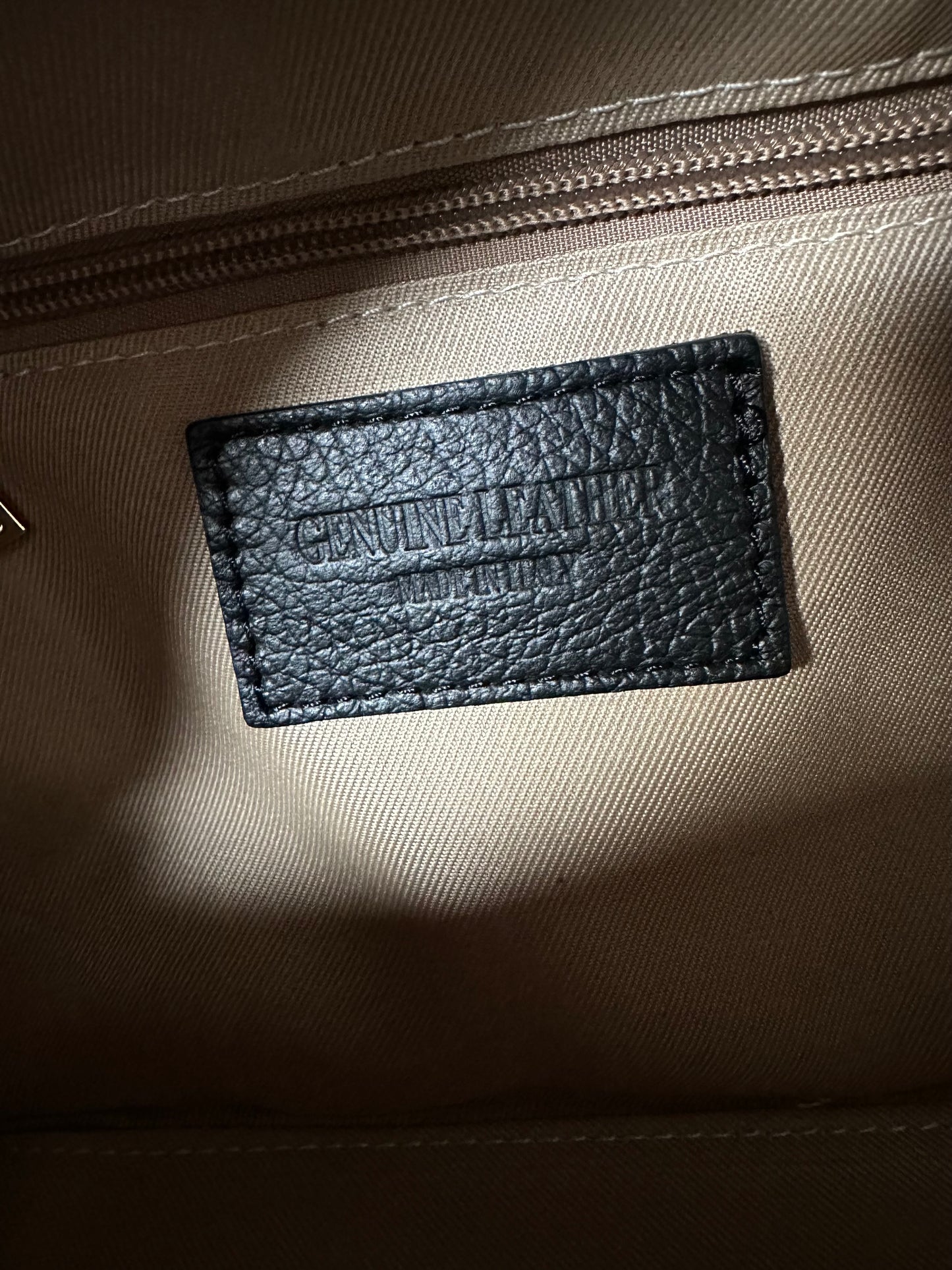 VANITY BAG - real leather