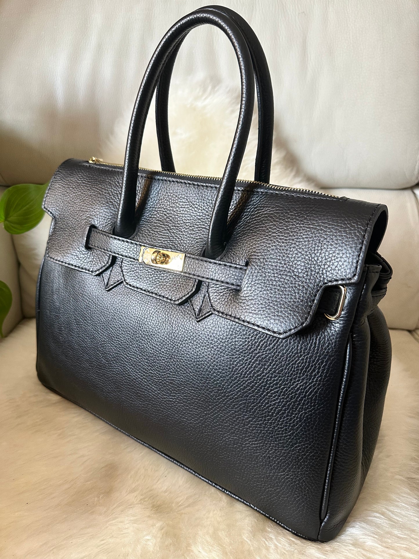 CHARLOTTE- handbag Real leather