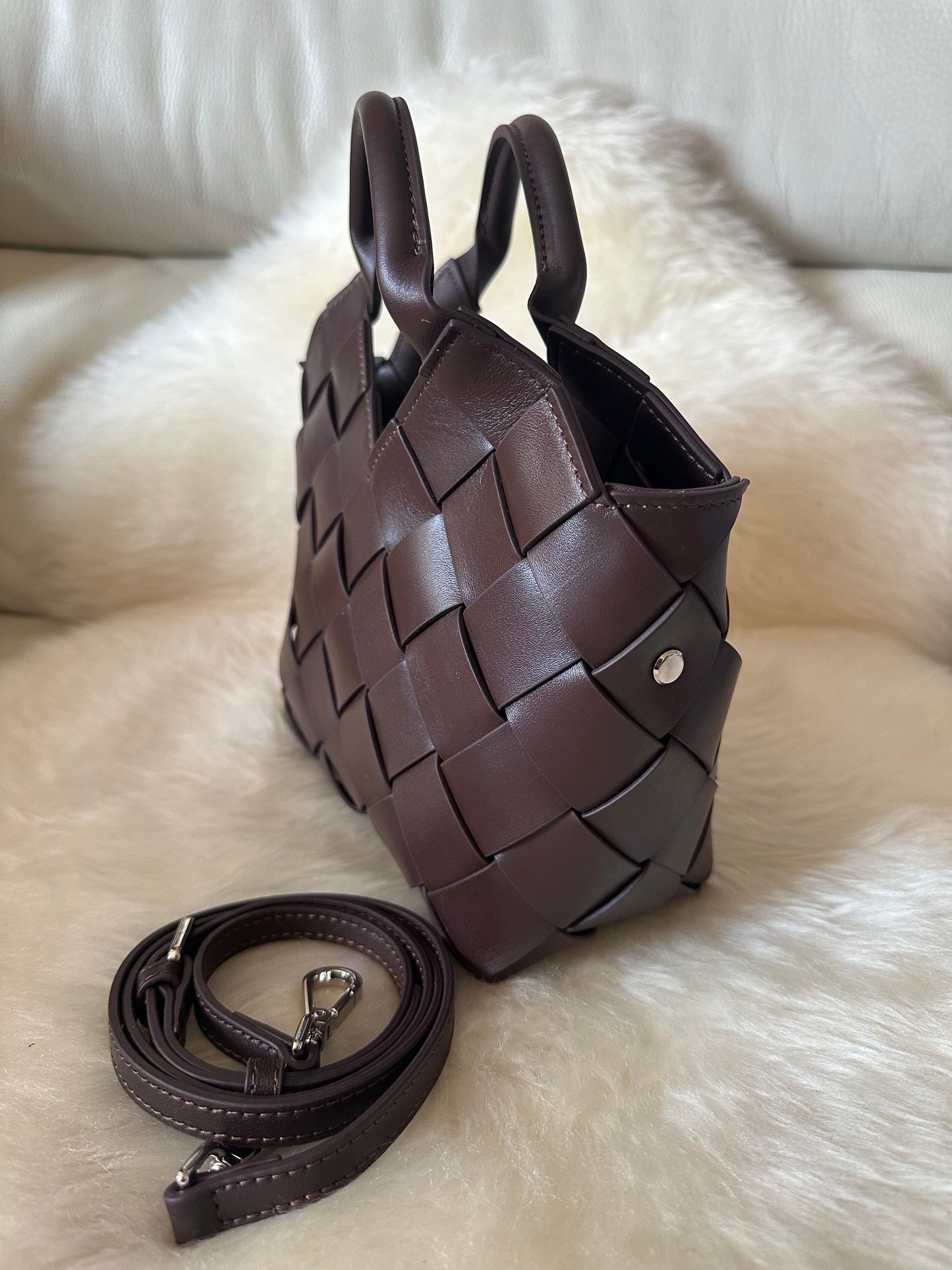 WOVEN small-handbag