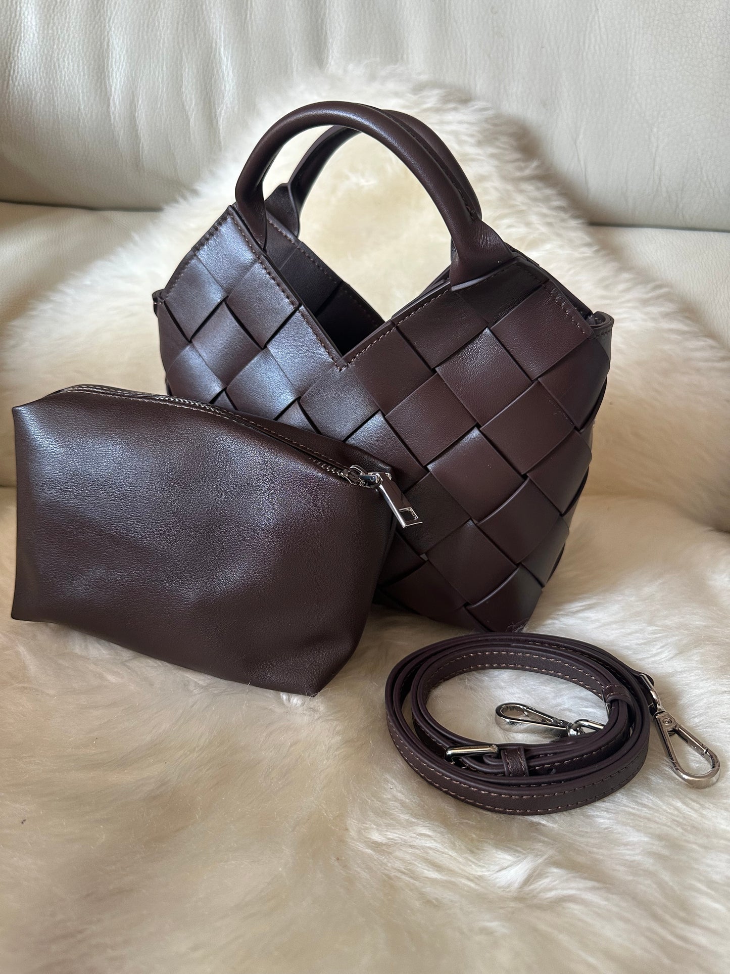 WOVEN small-handbag