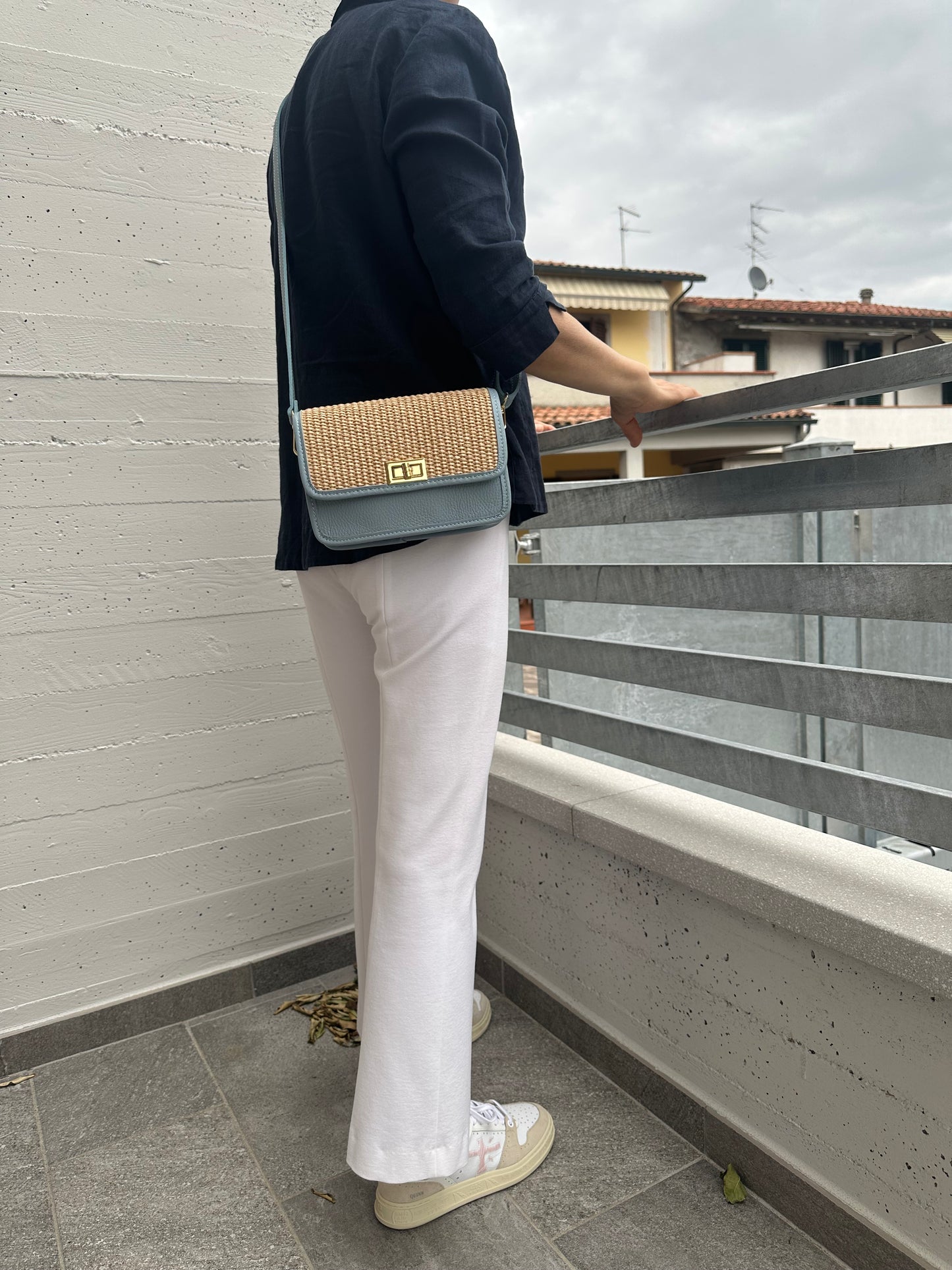 🌻MILA raffia- crossbody