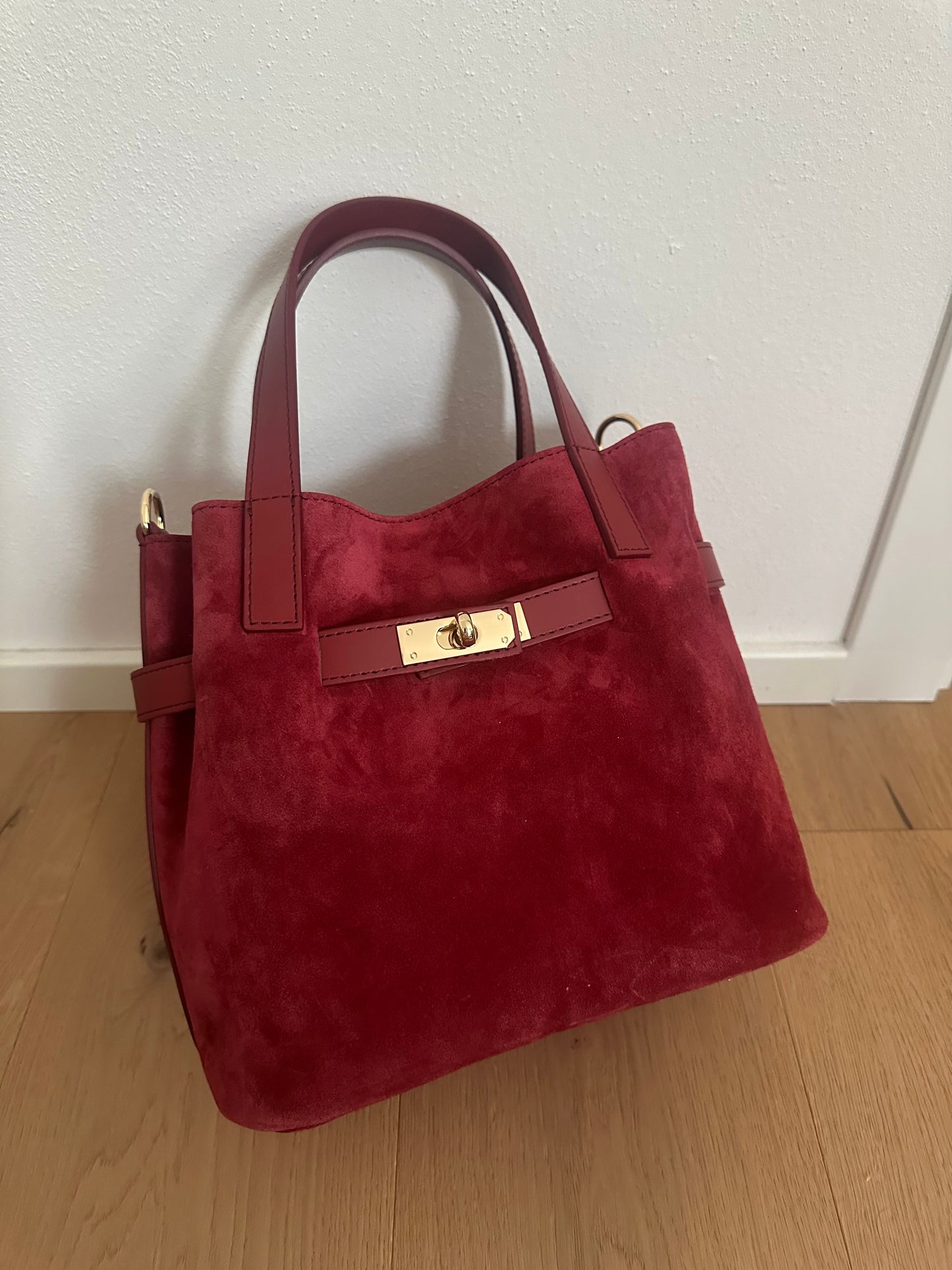 TATIANA - suede bucket