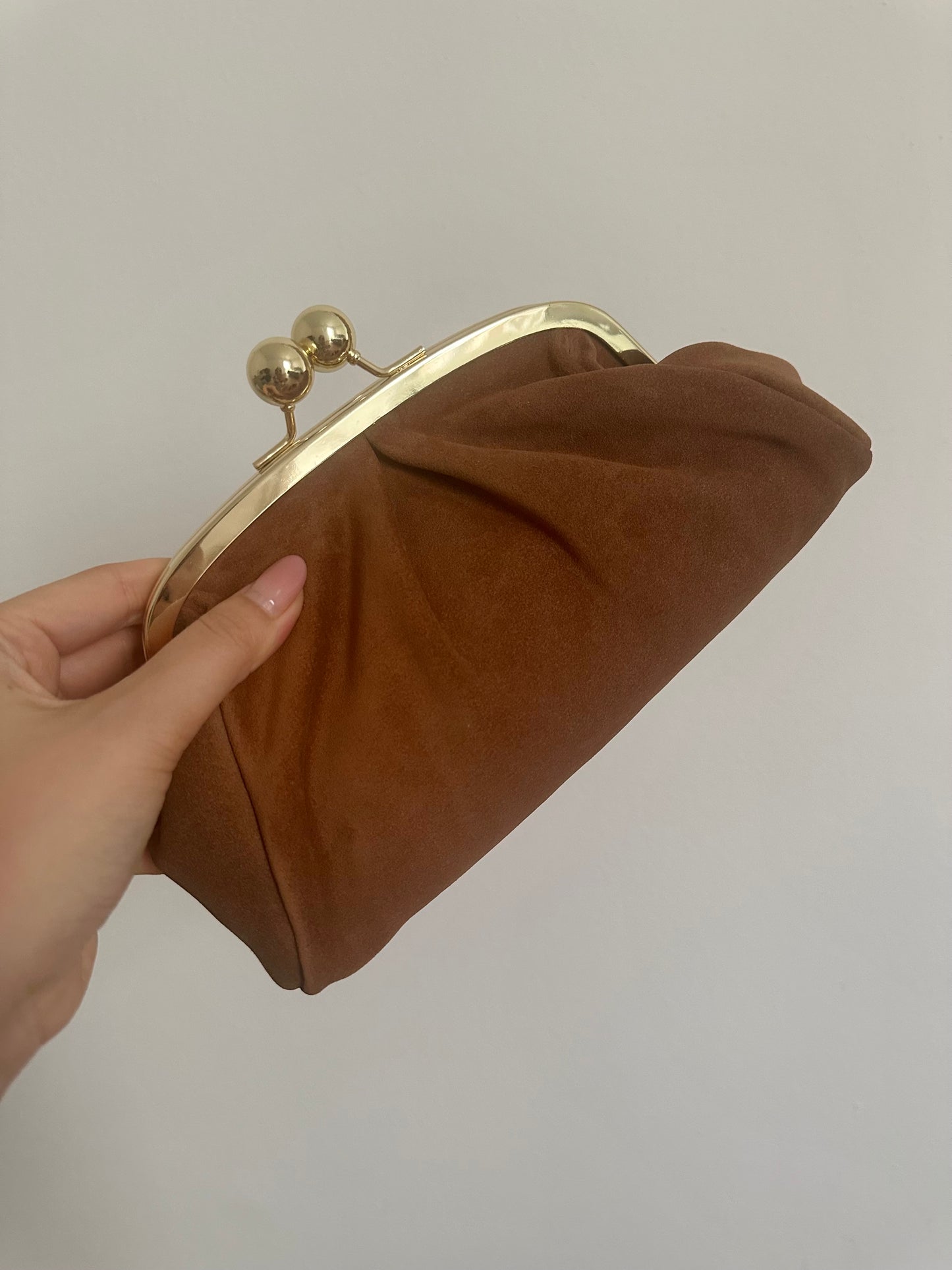 FORTUNA clutch - suede
