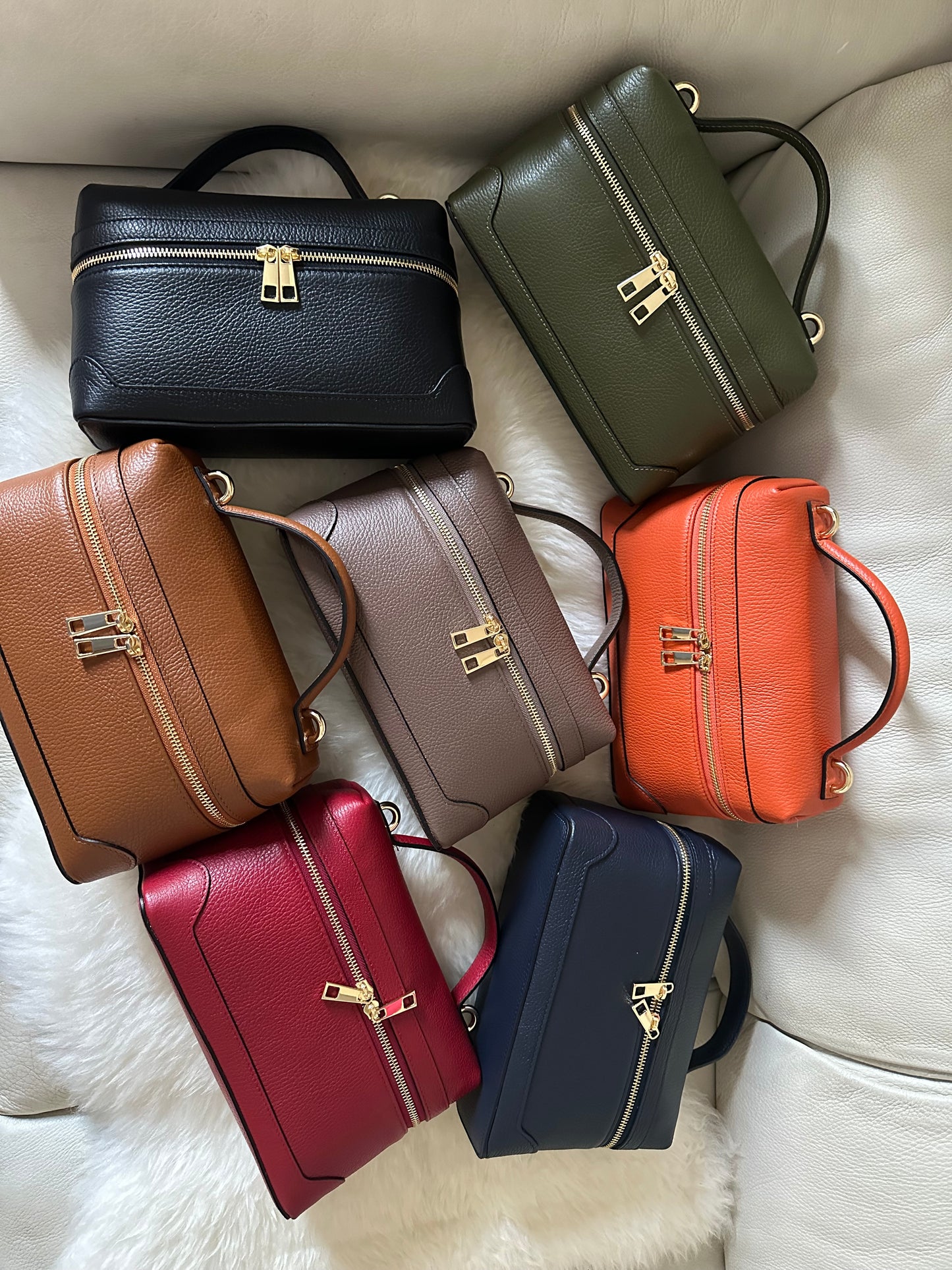 VANITY BAG - real leather