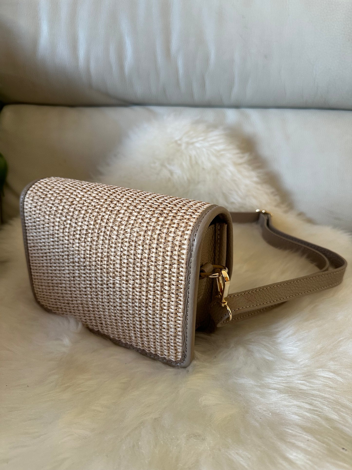 🌻MILA raffia- crossbody