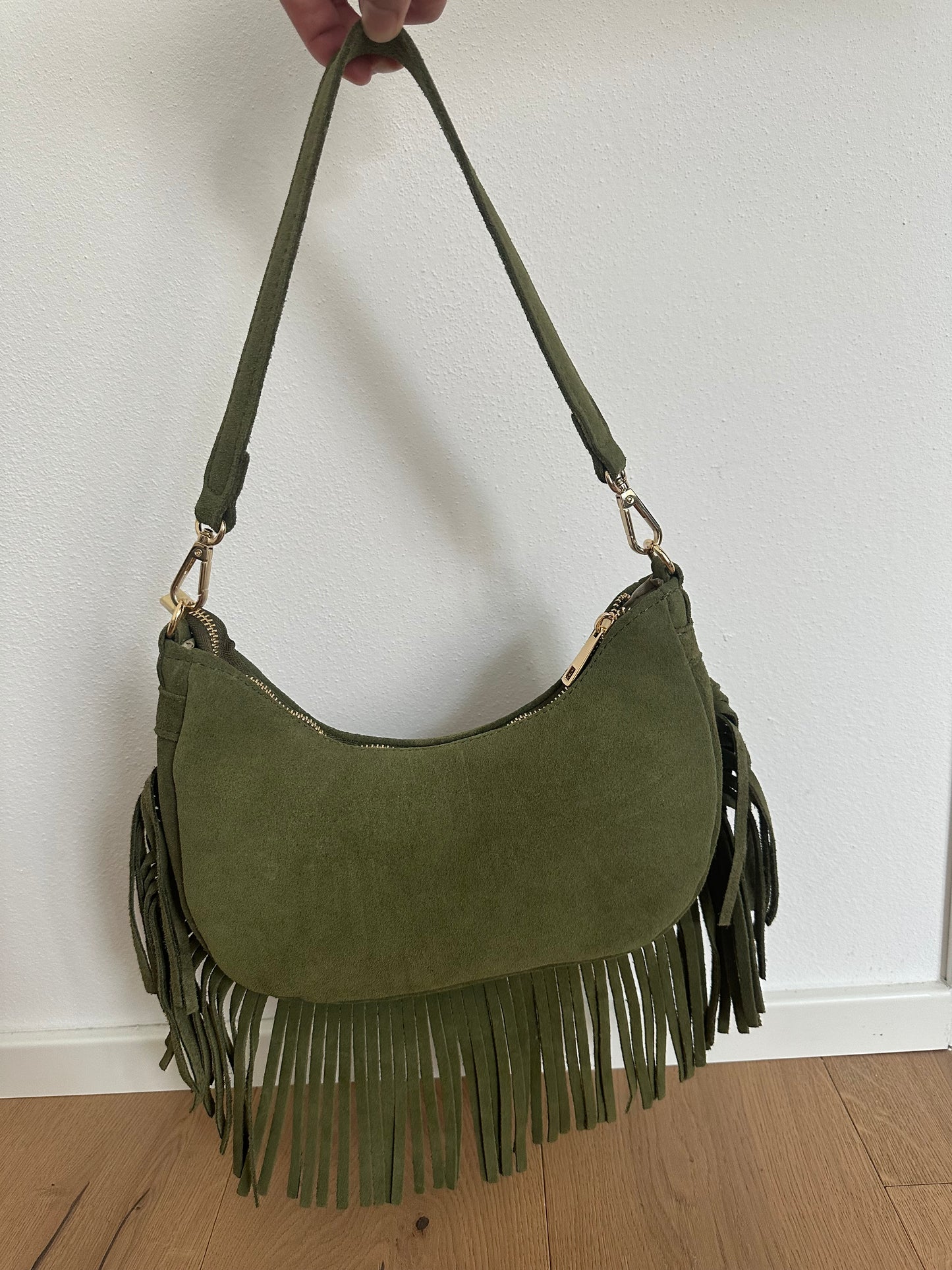 NINFEA - suede frange