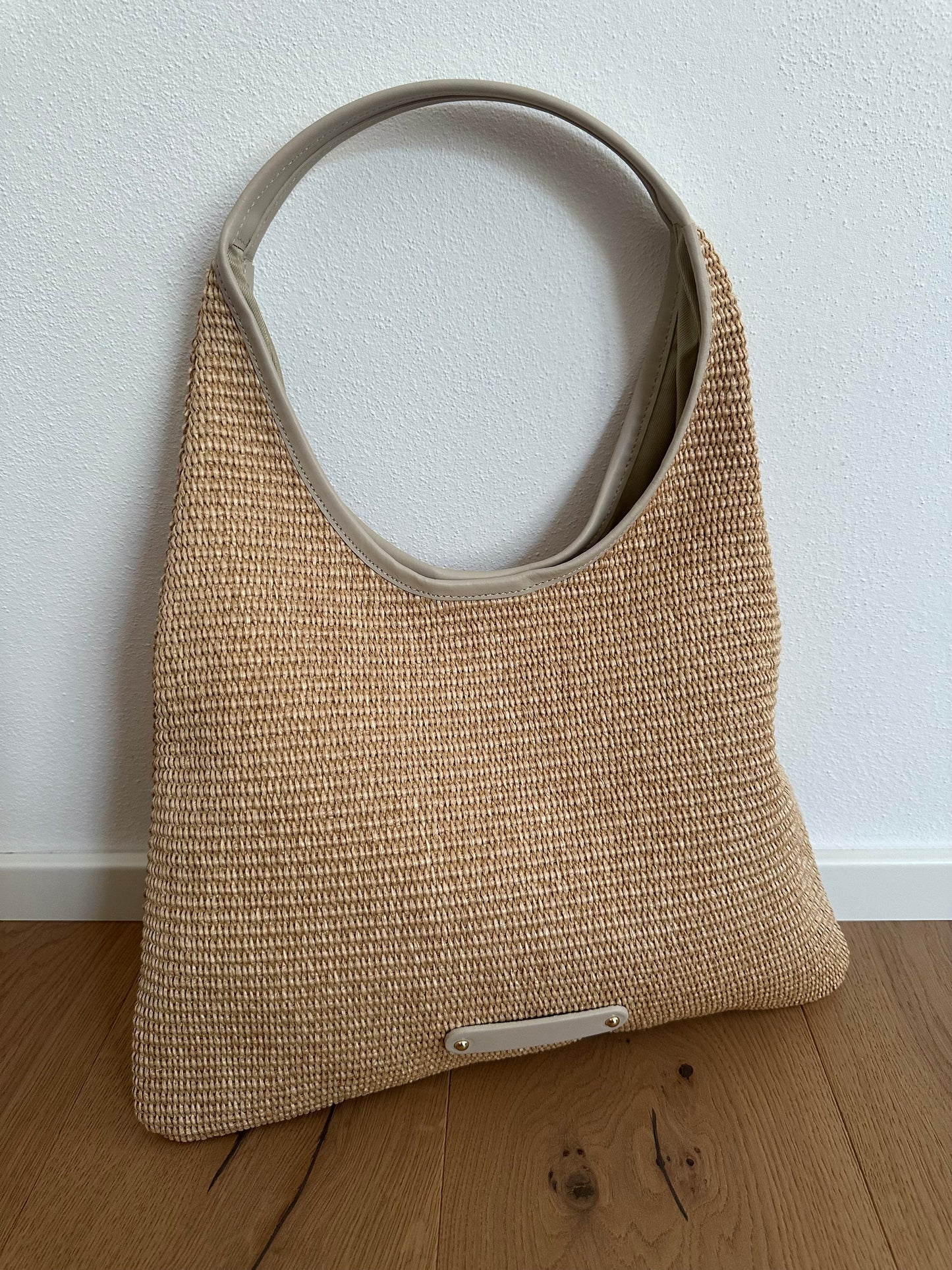 MIREA Classic- rafia hobo bag