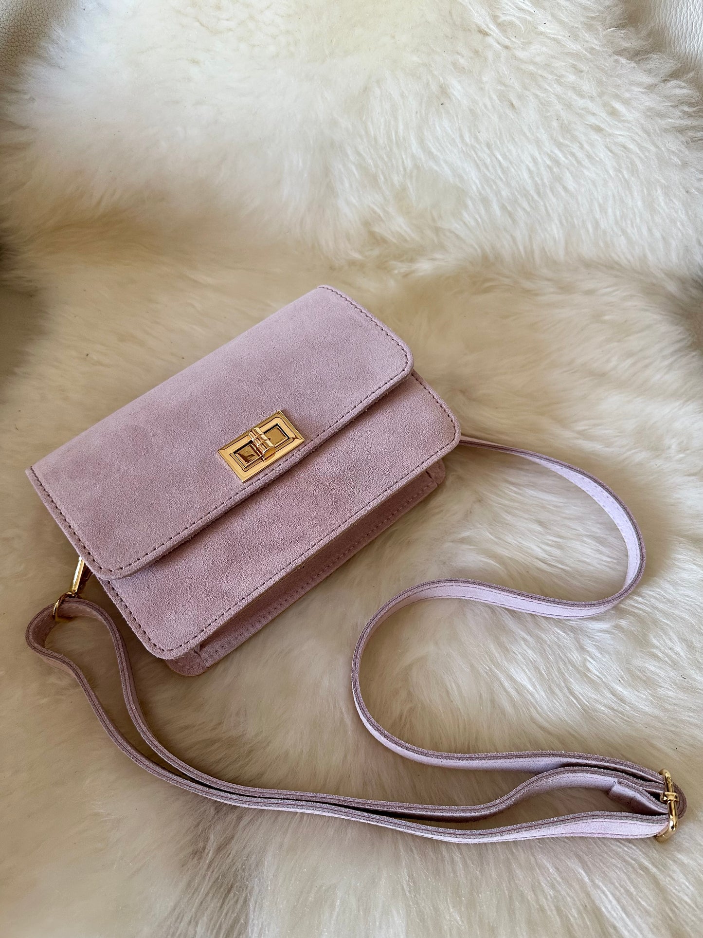 MILA suede- crossbody