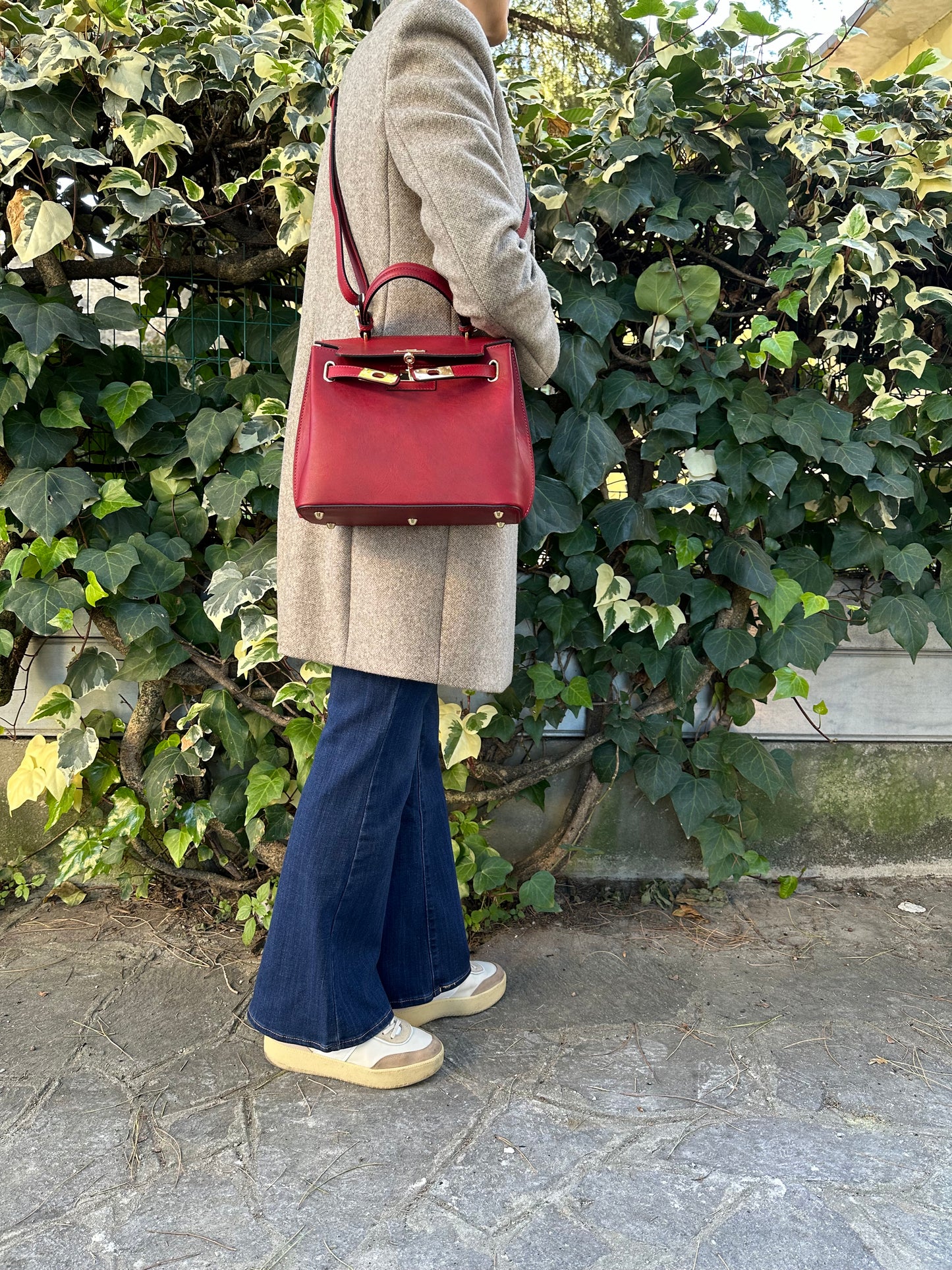 CHLOÉ - full grain cowhide leather