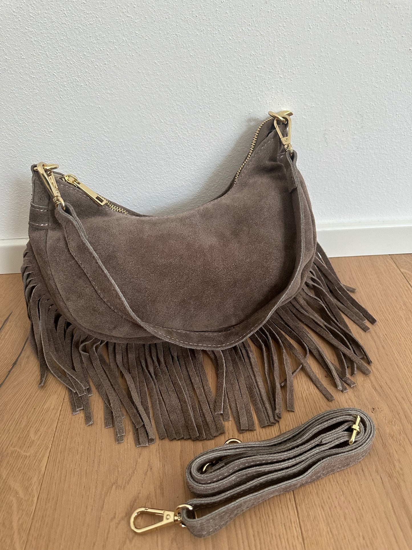 NINFEA - suede frange