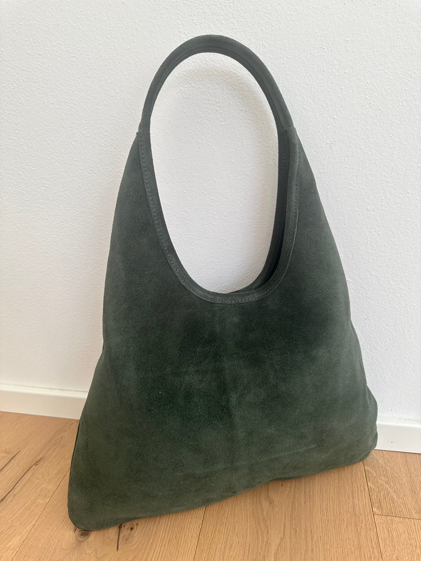 MIREA - suede hobo bag