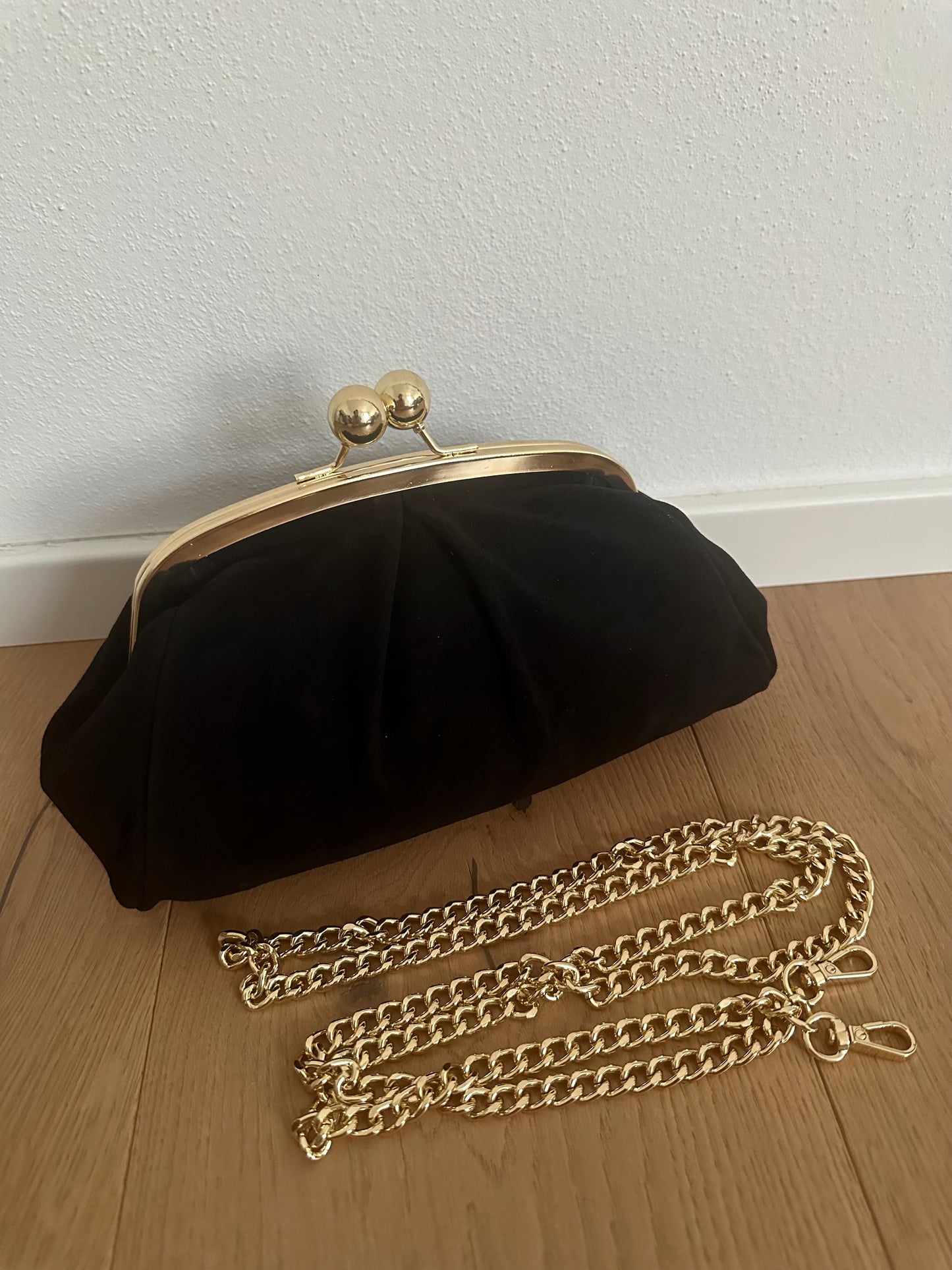 FORTUNA clutch - suede