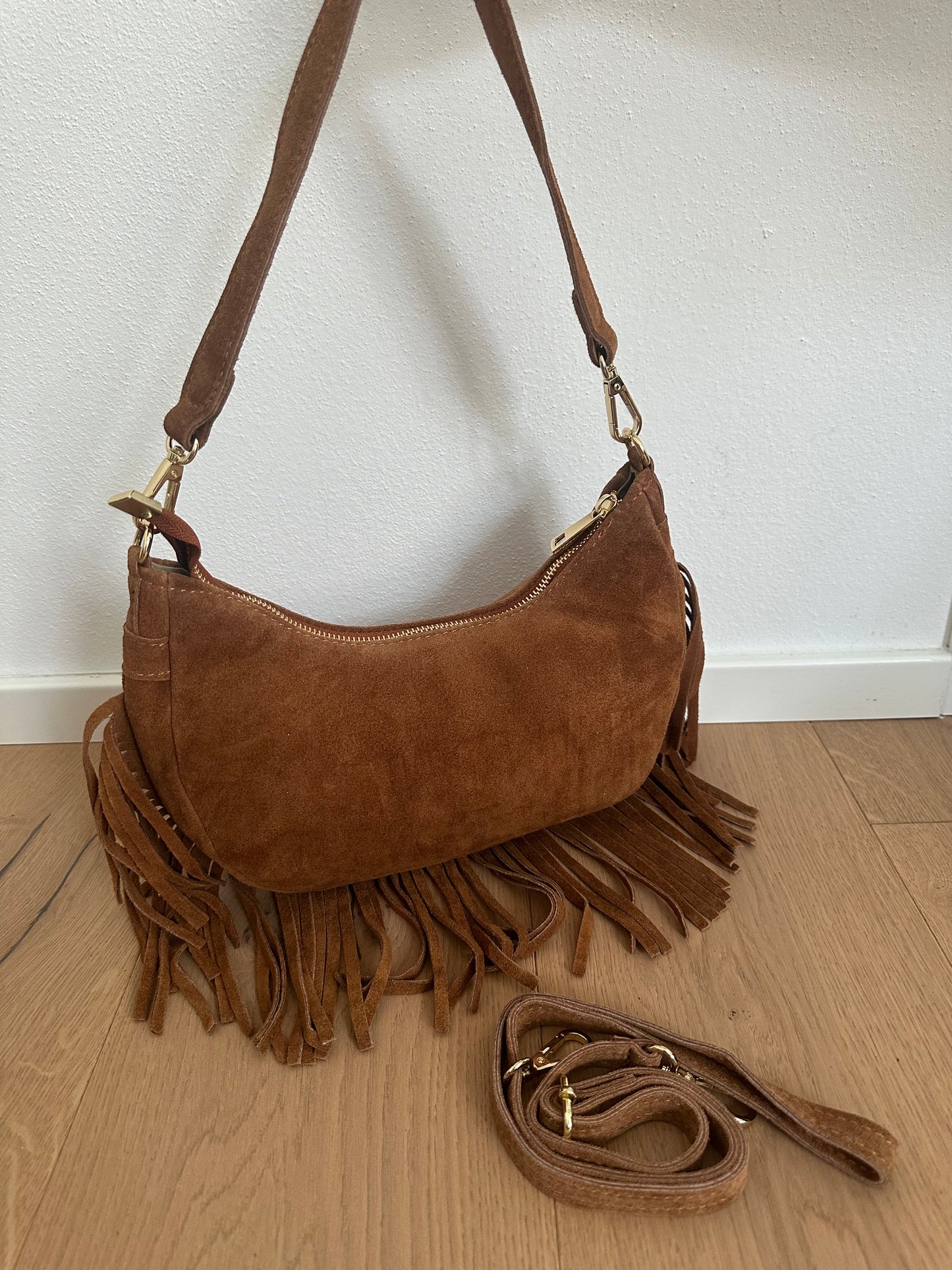 NINFEA - suede frange