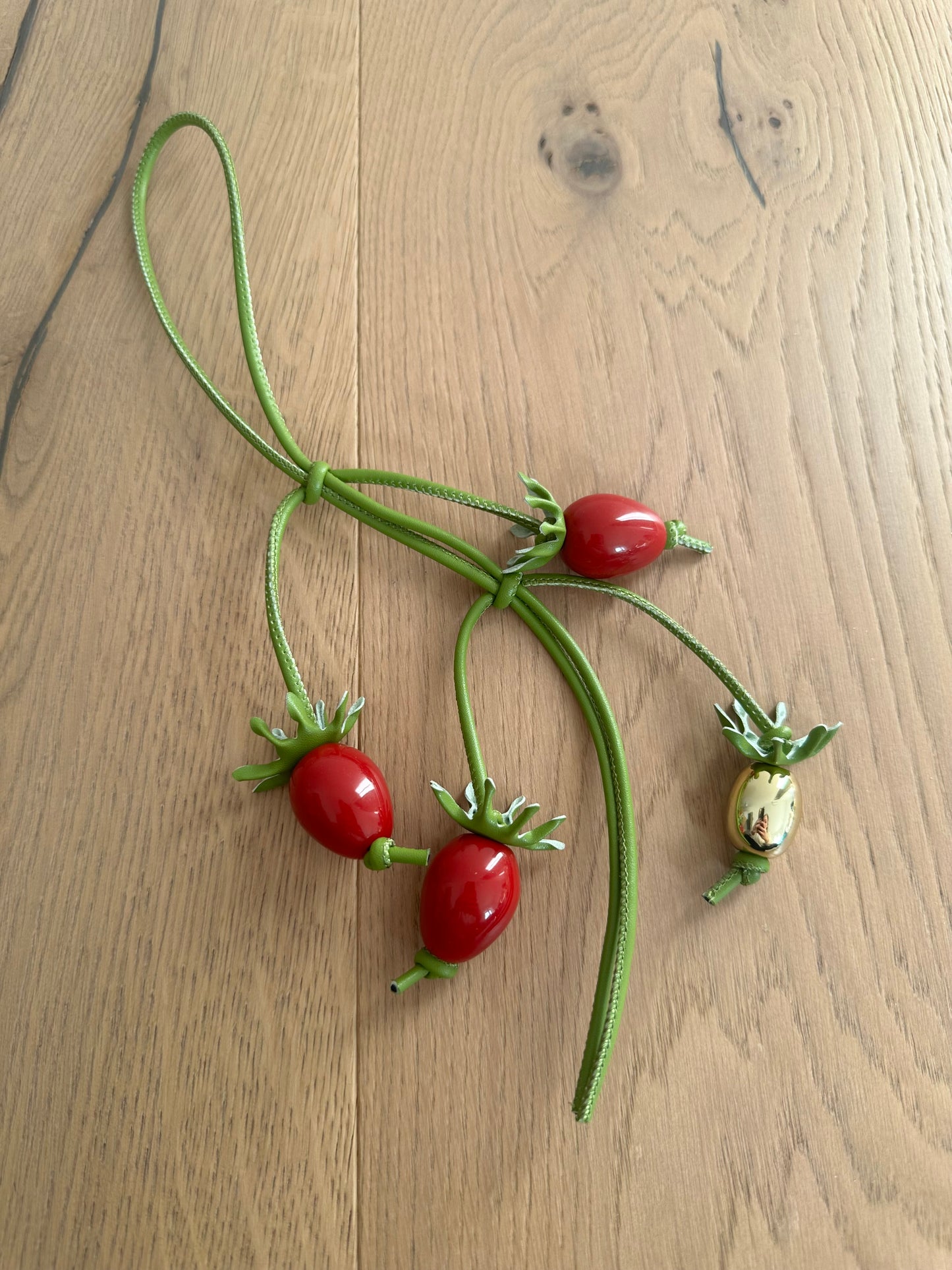 BAG CHARMS- tomato