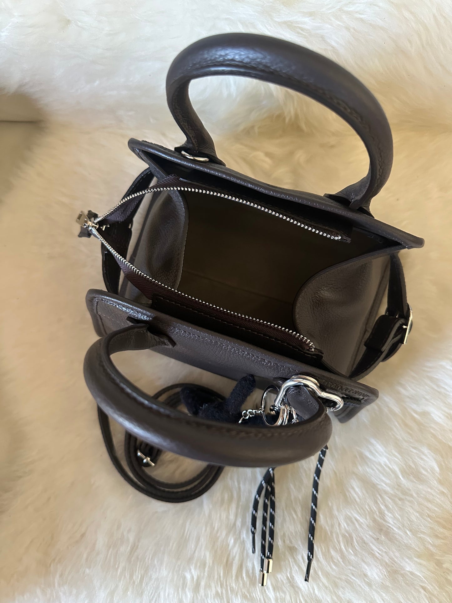 MEGAN small- real leather