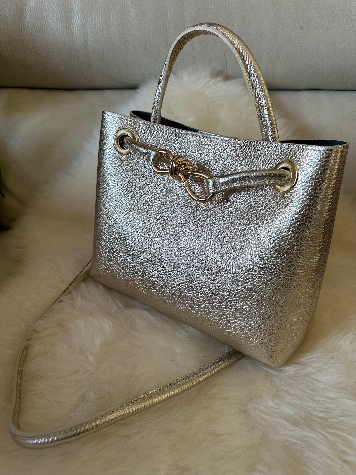 FELIPA small - real leather