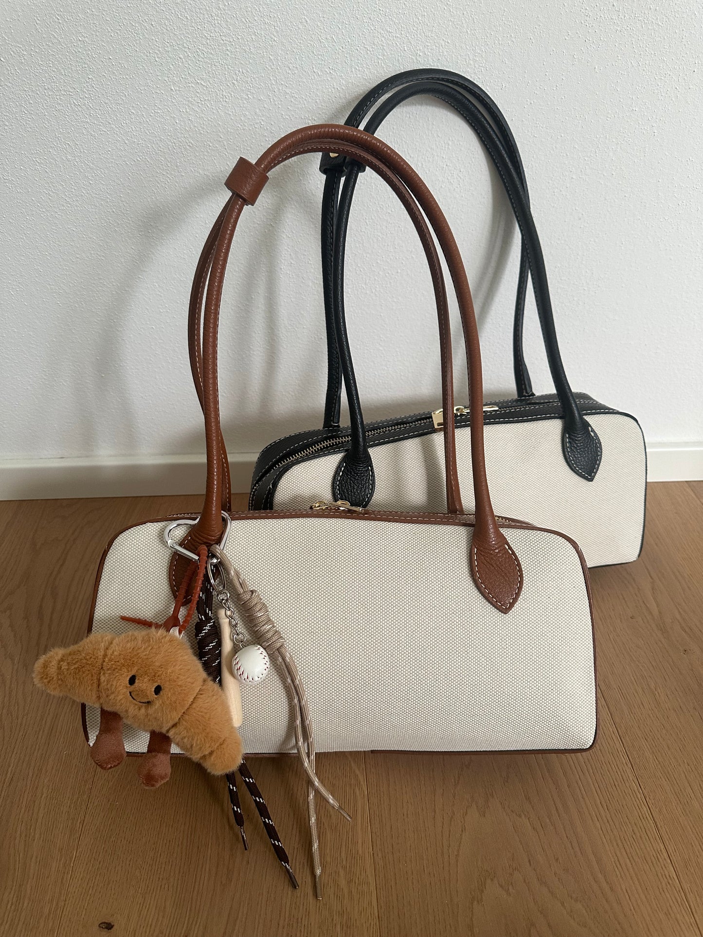 TAMARA - leather and canvas