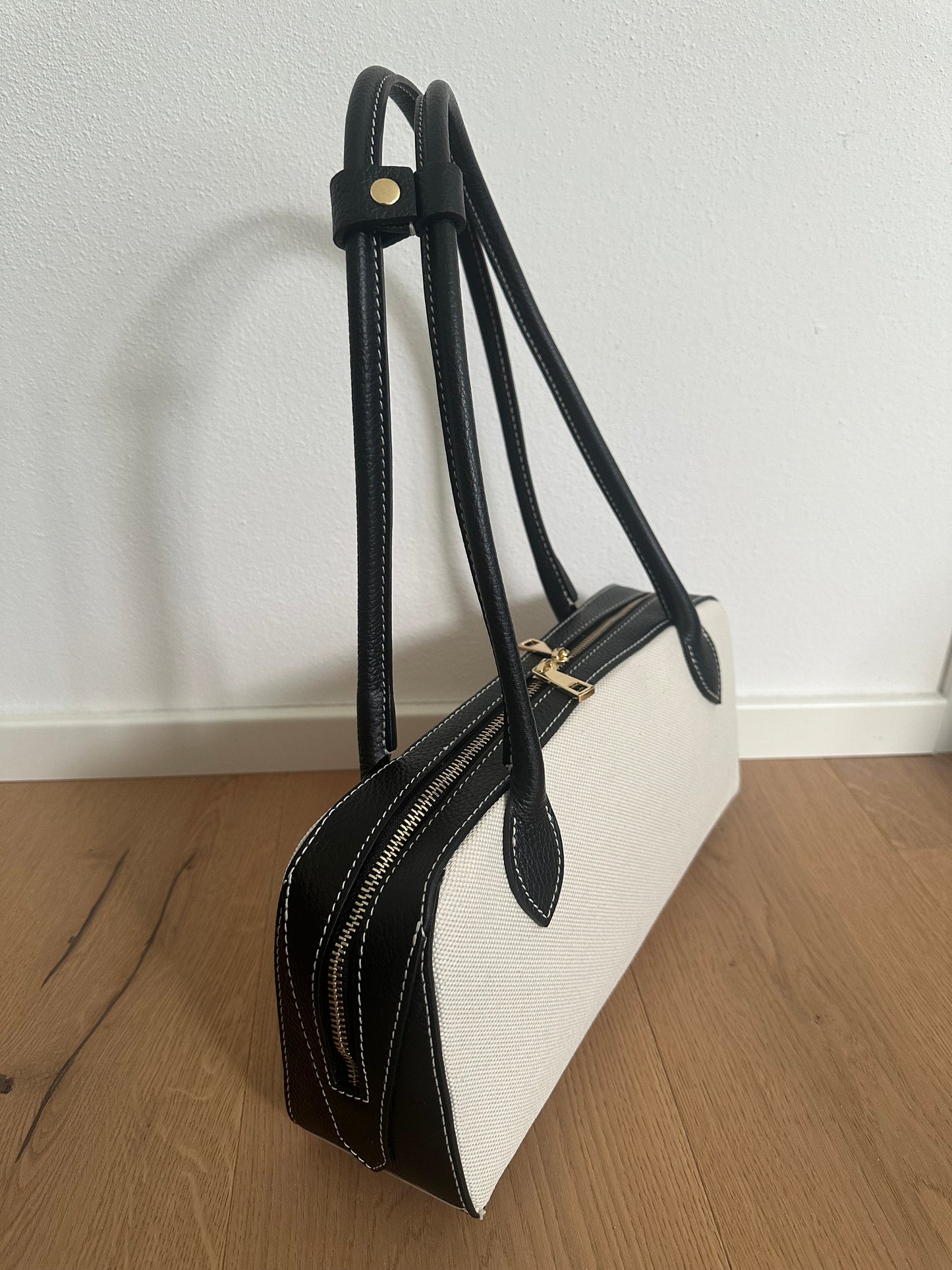 TAMARA - leather and canvas