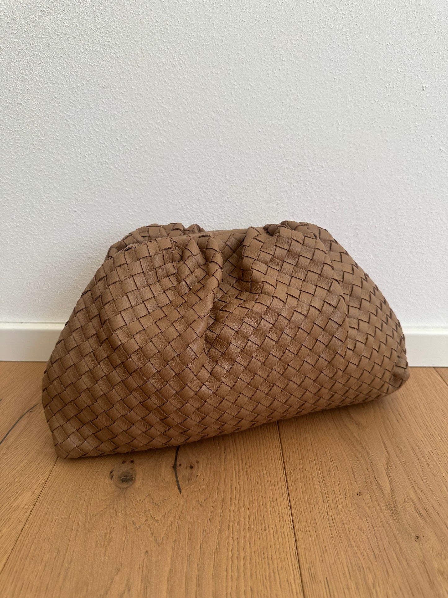 POUCH NAPPA weave - large