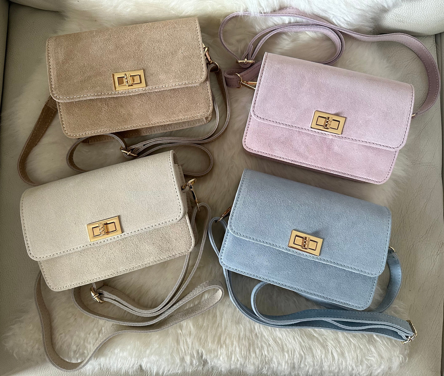 MILA suede- crossbody