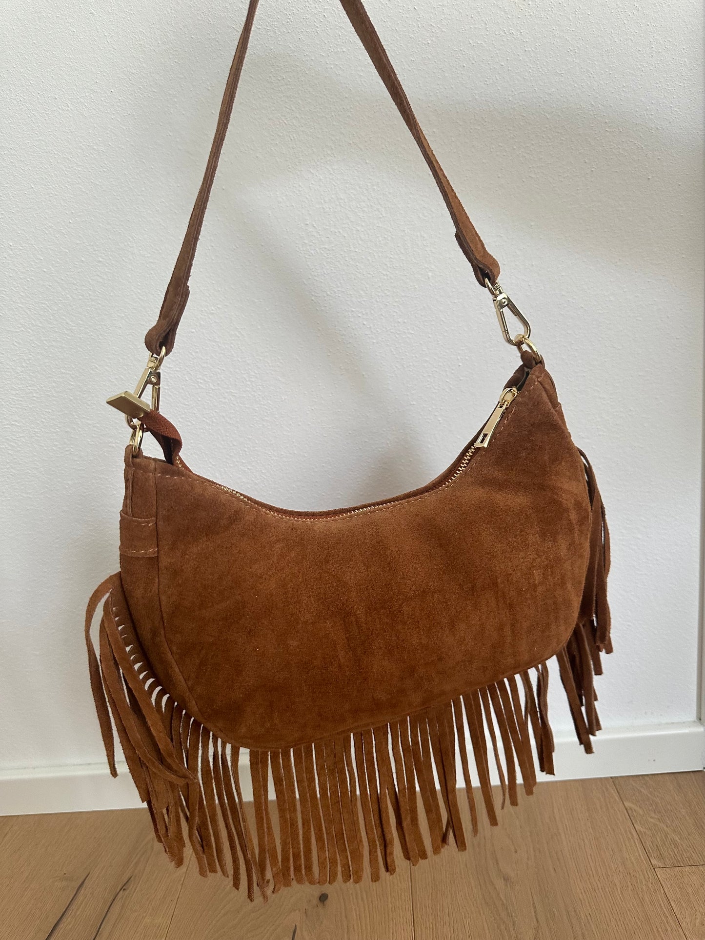 NINFEA - suede frange