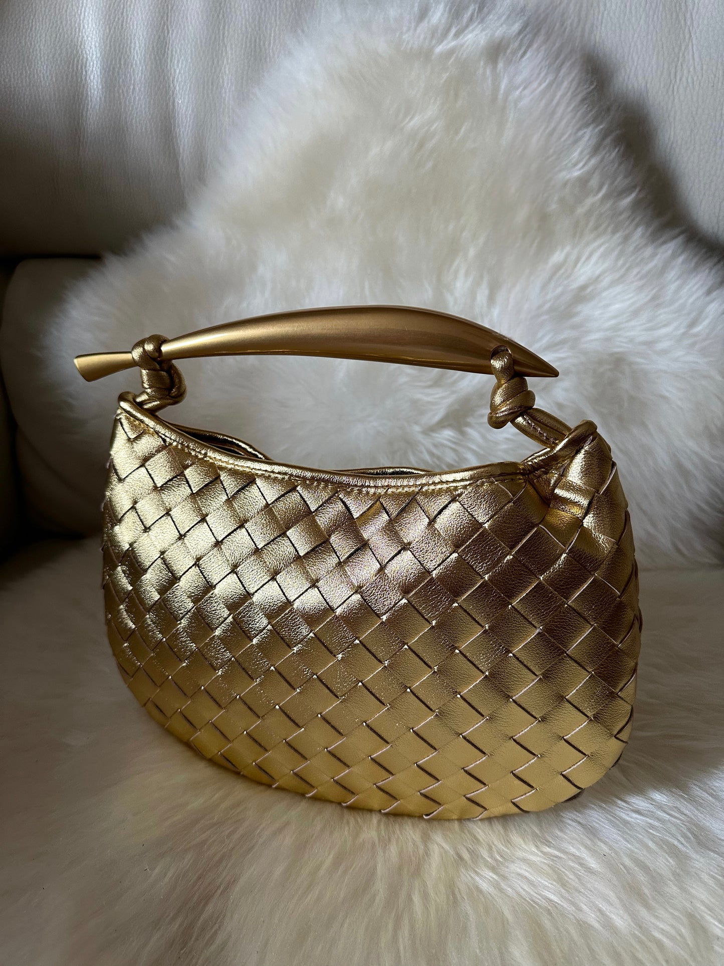 MANIA LARGE- Real woven leather