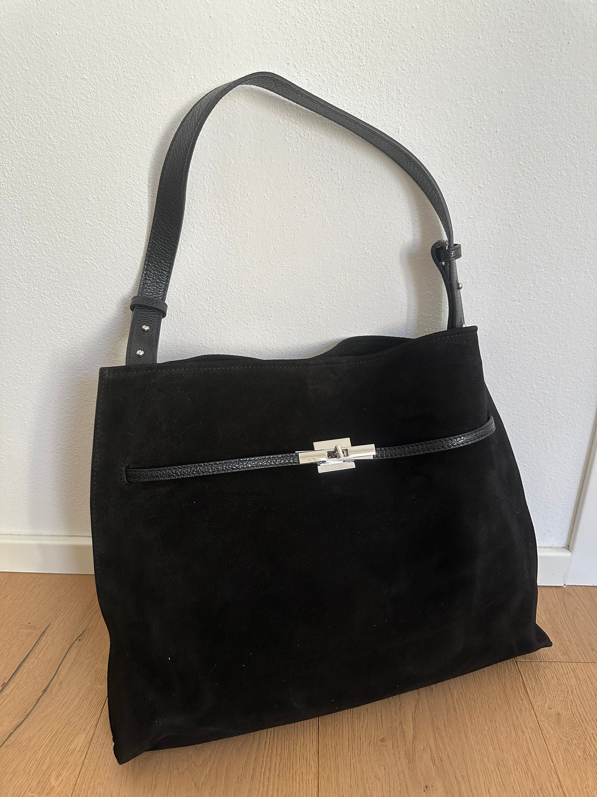 KIRA suede- borsa a spalla/ tracolla