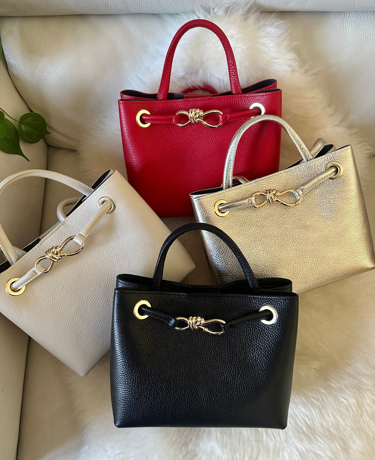 FELIPA small - real leather