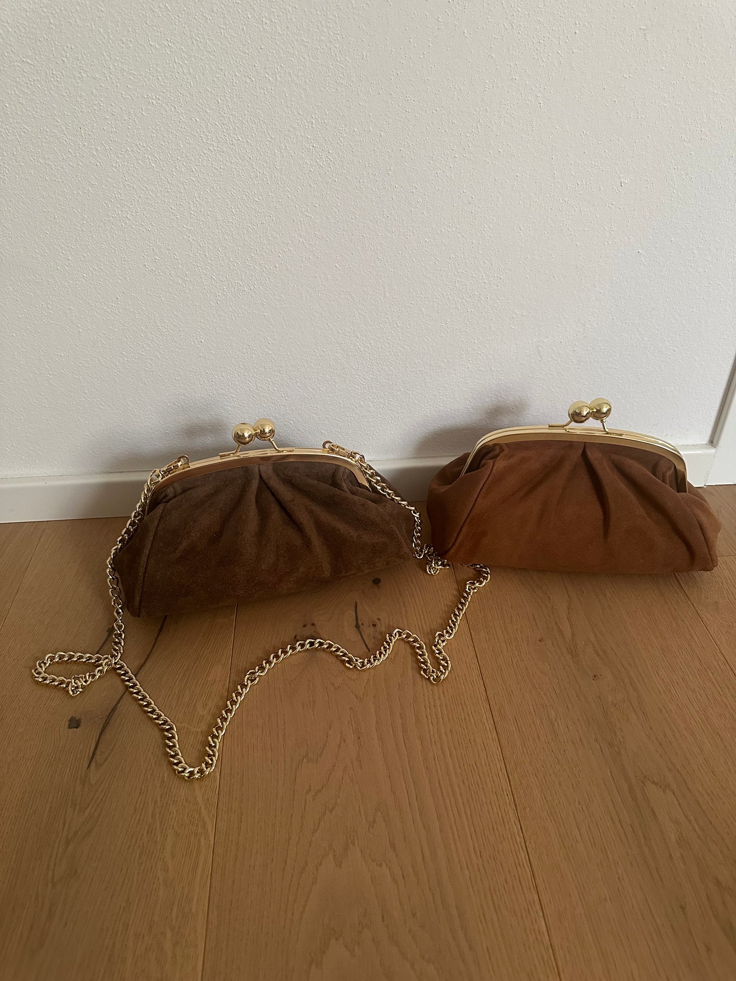FORTUNA clutch - suede