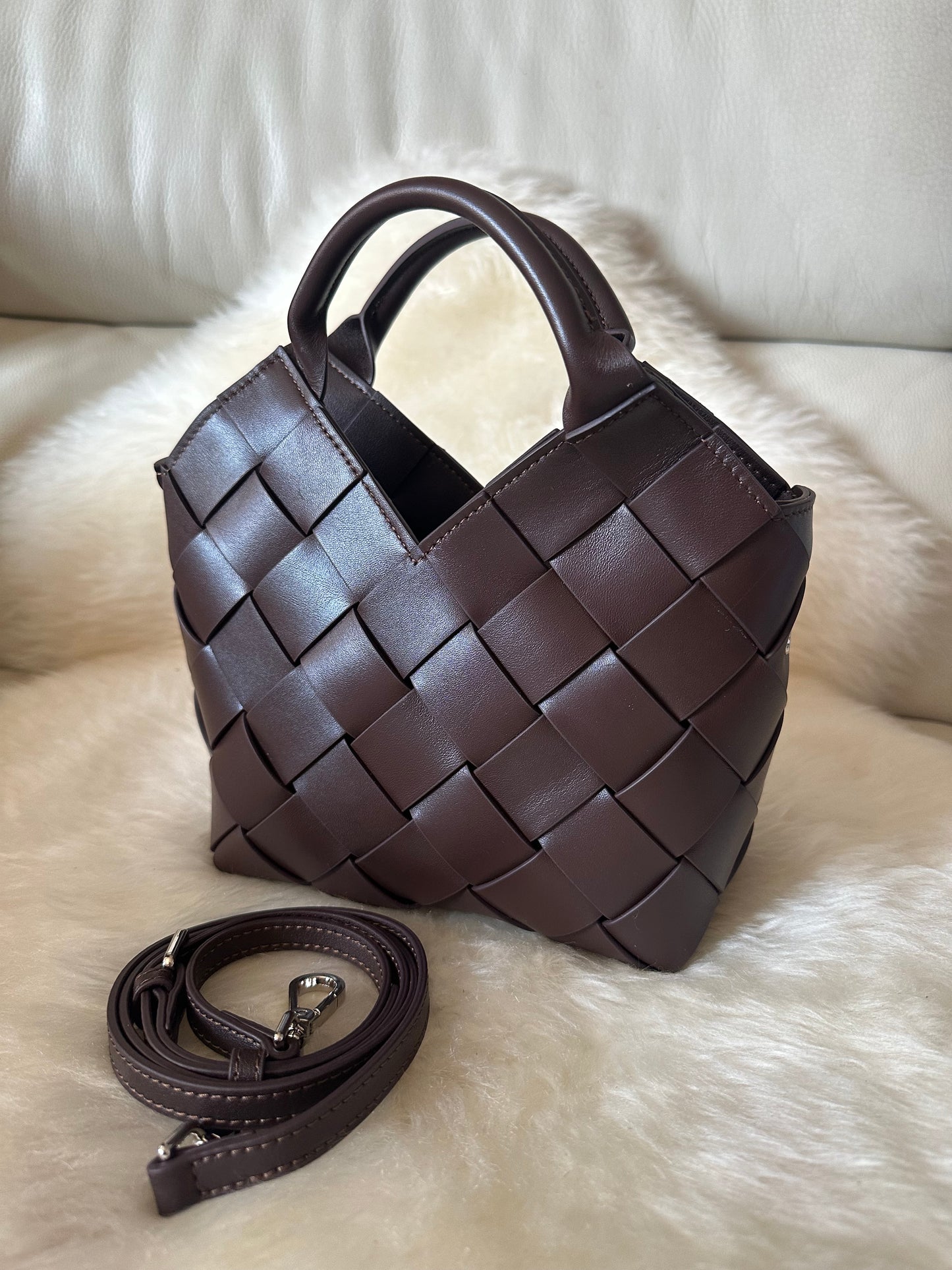 WOVEN small-handbag