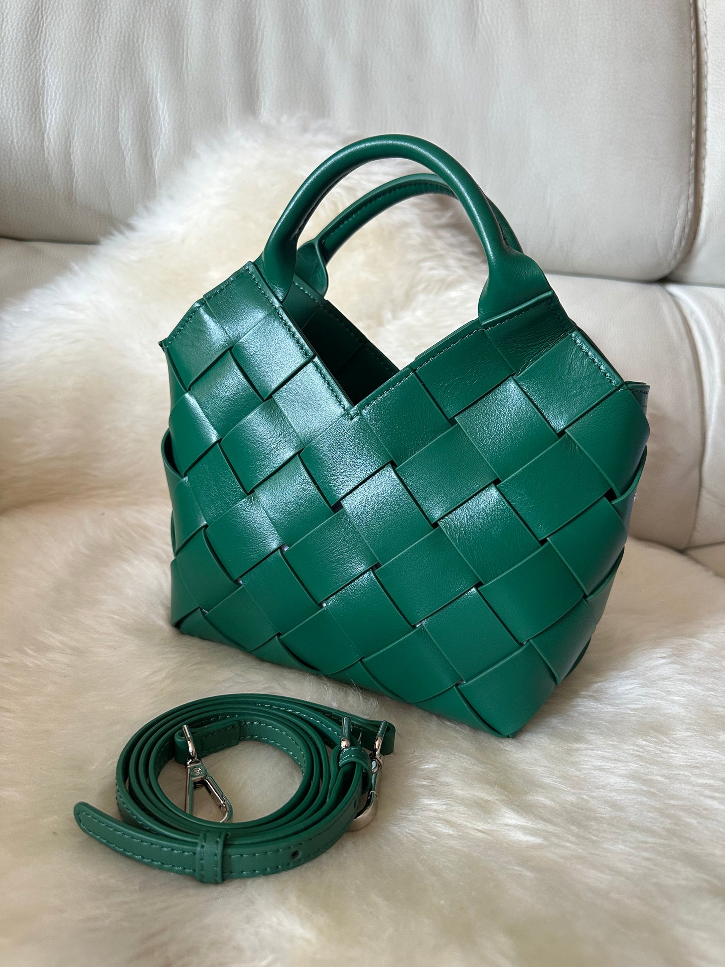 WOVEN small- handbag