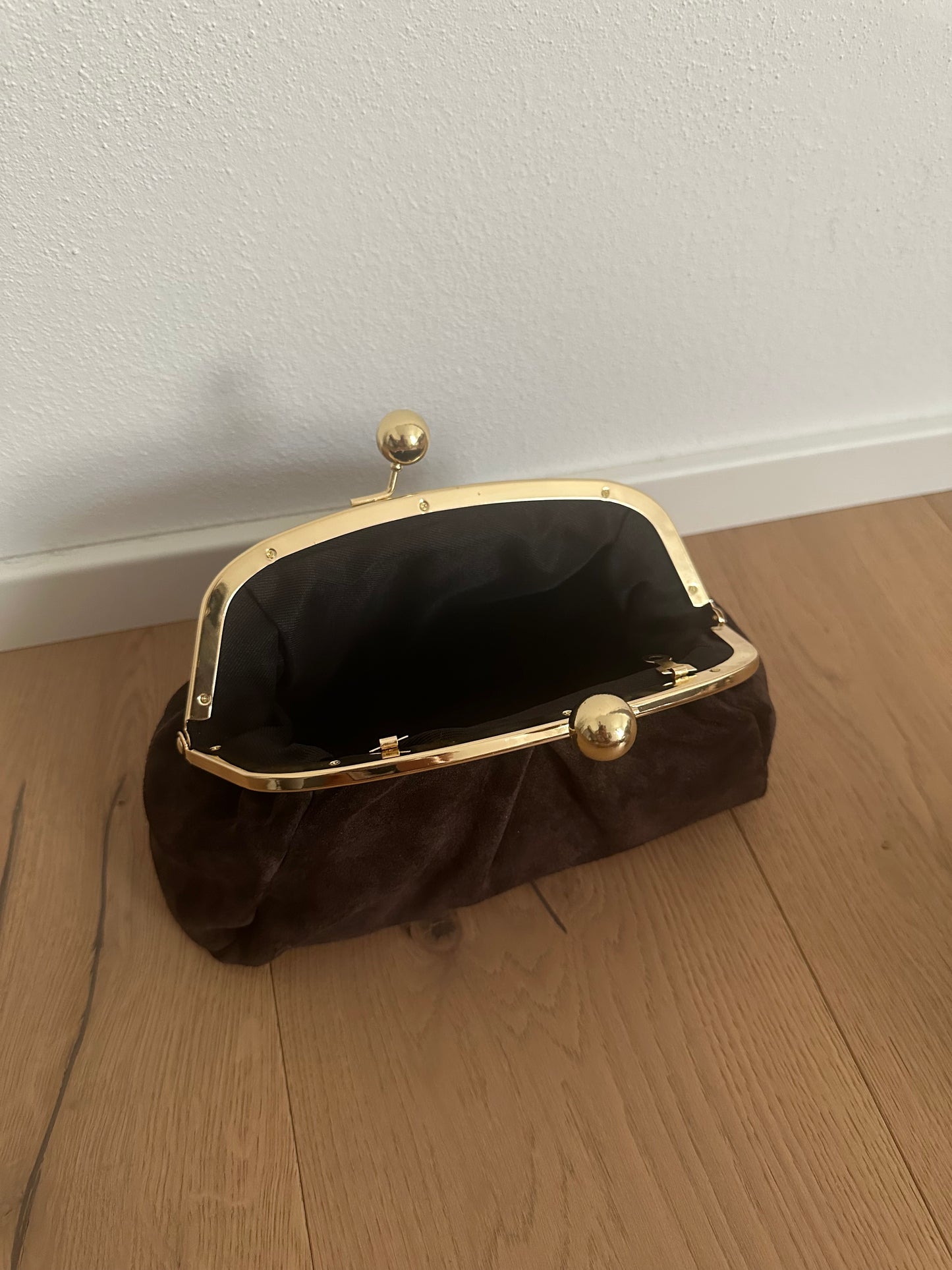 FORTUNA clutch - suede