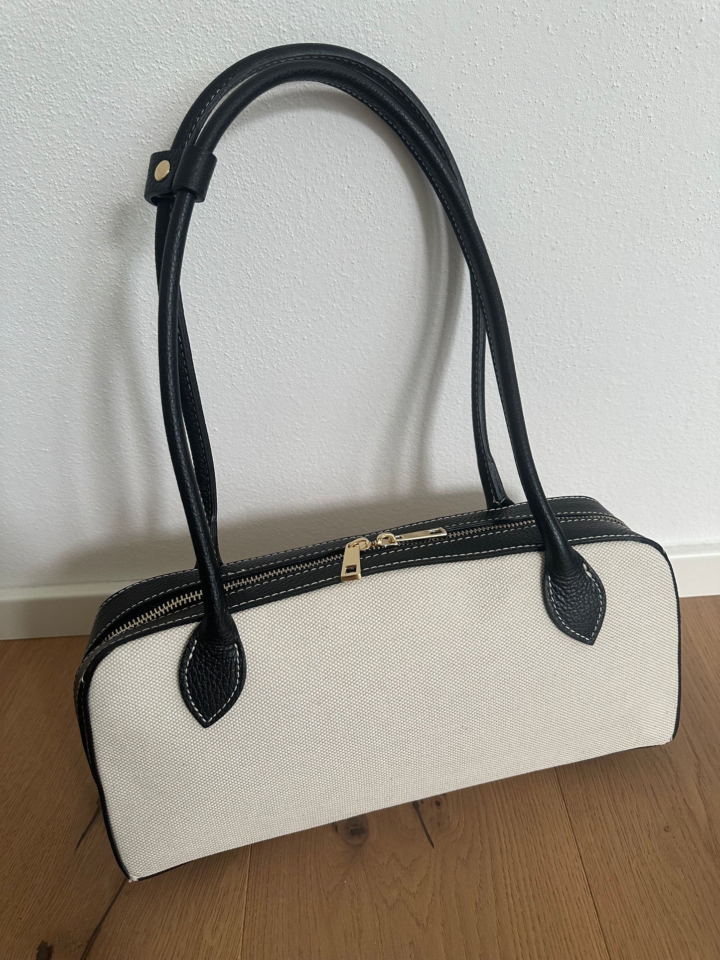 TAMARA - leather and canvas